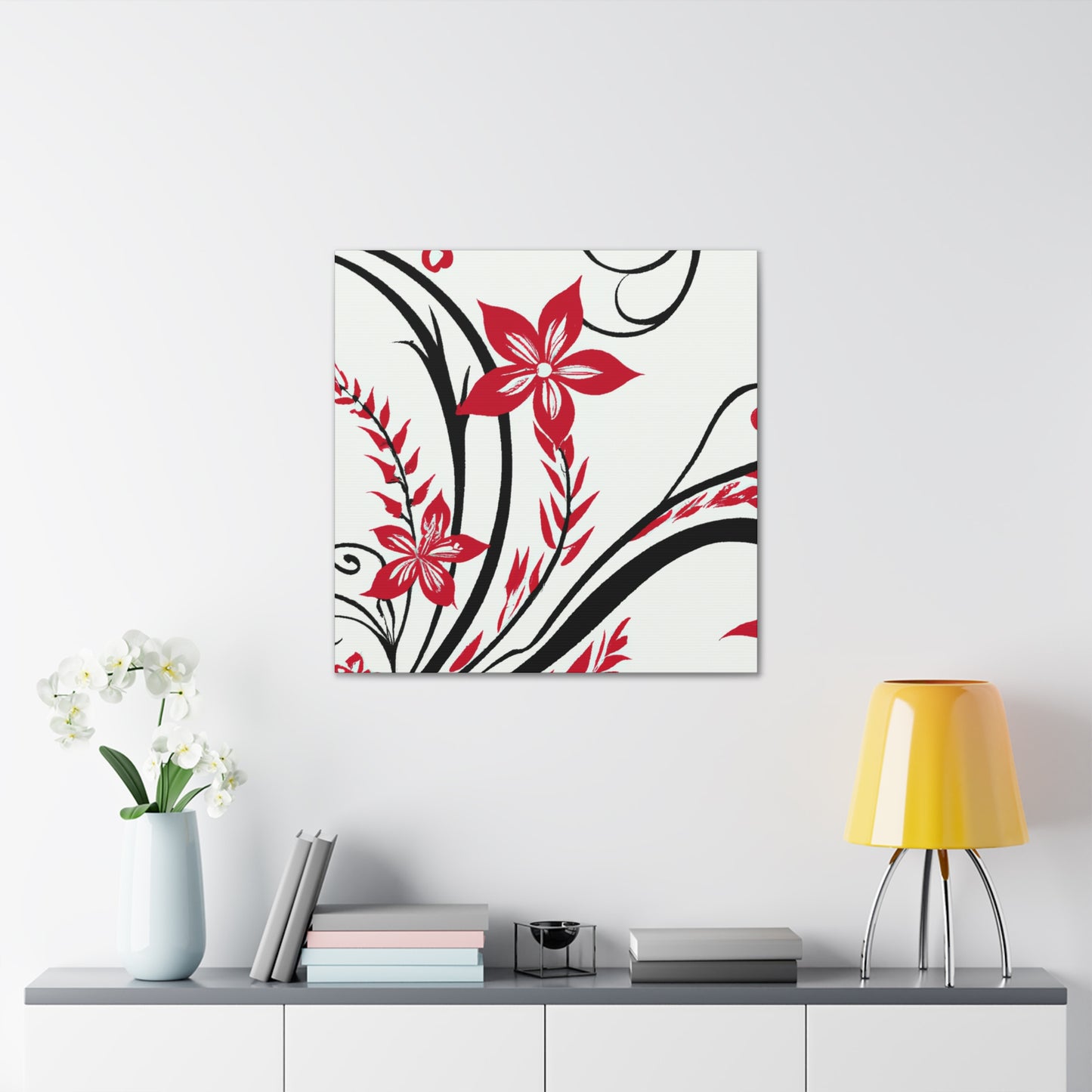 Blissful buds - Floral - Canvas