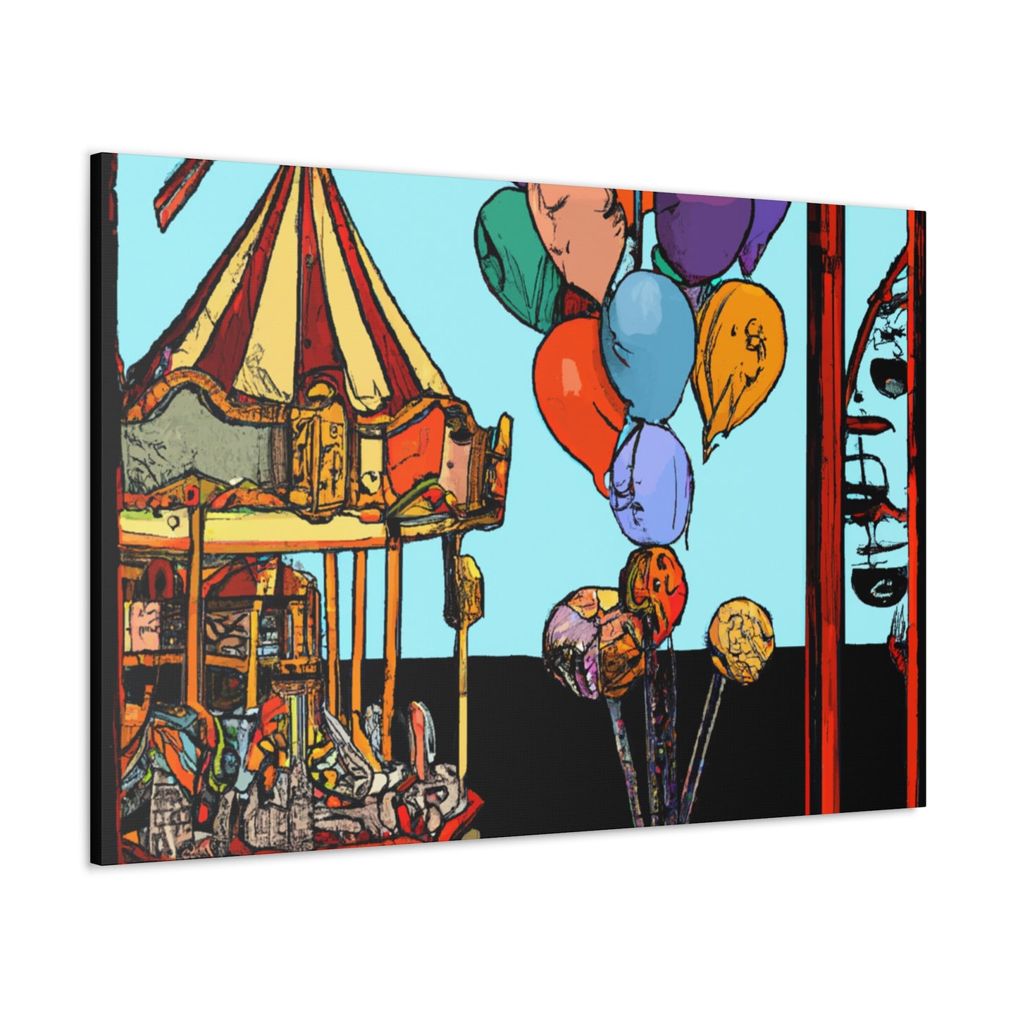 Snicker-Splash Amusement - Canvas