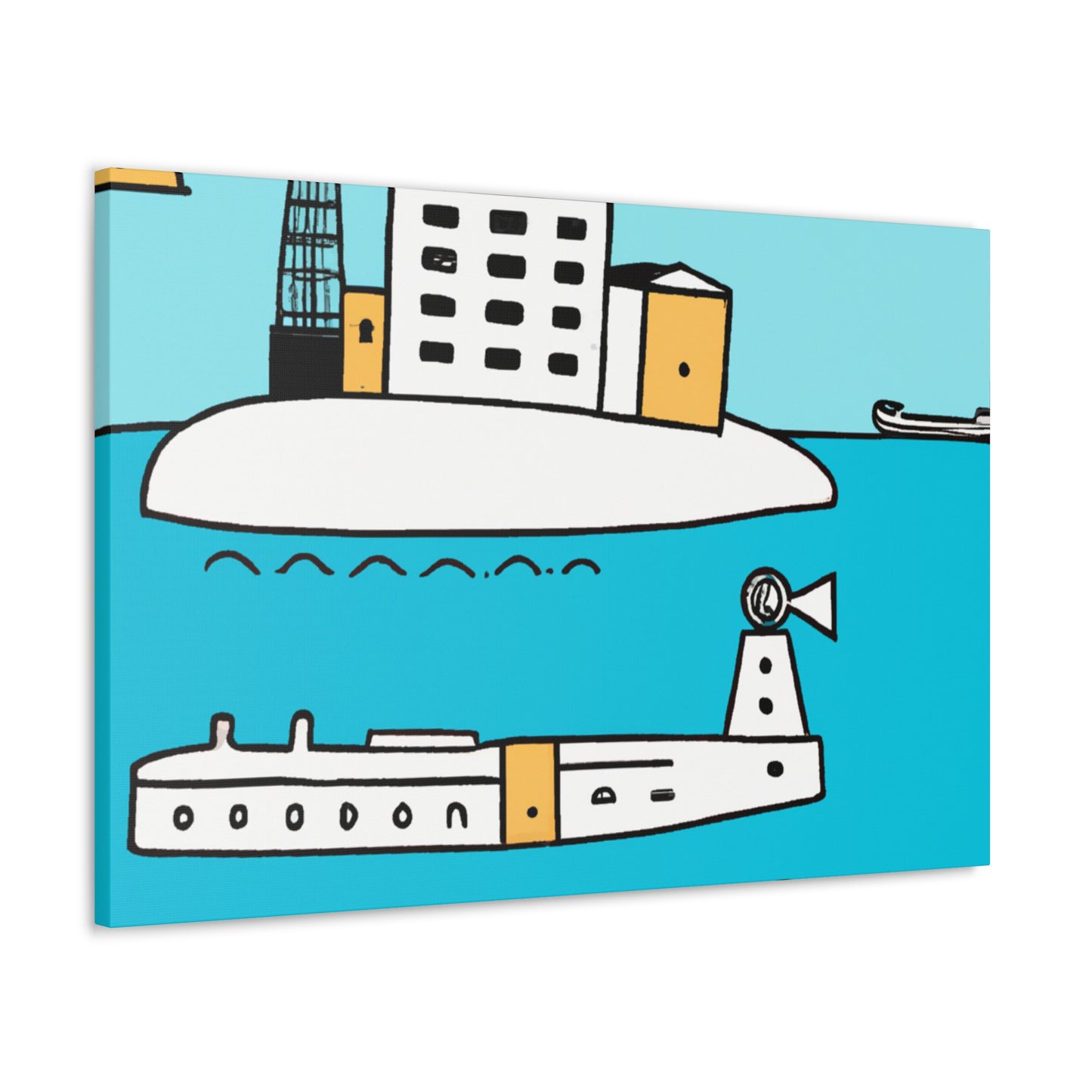 City Island - Minimalism - Canvas