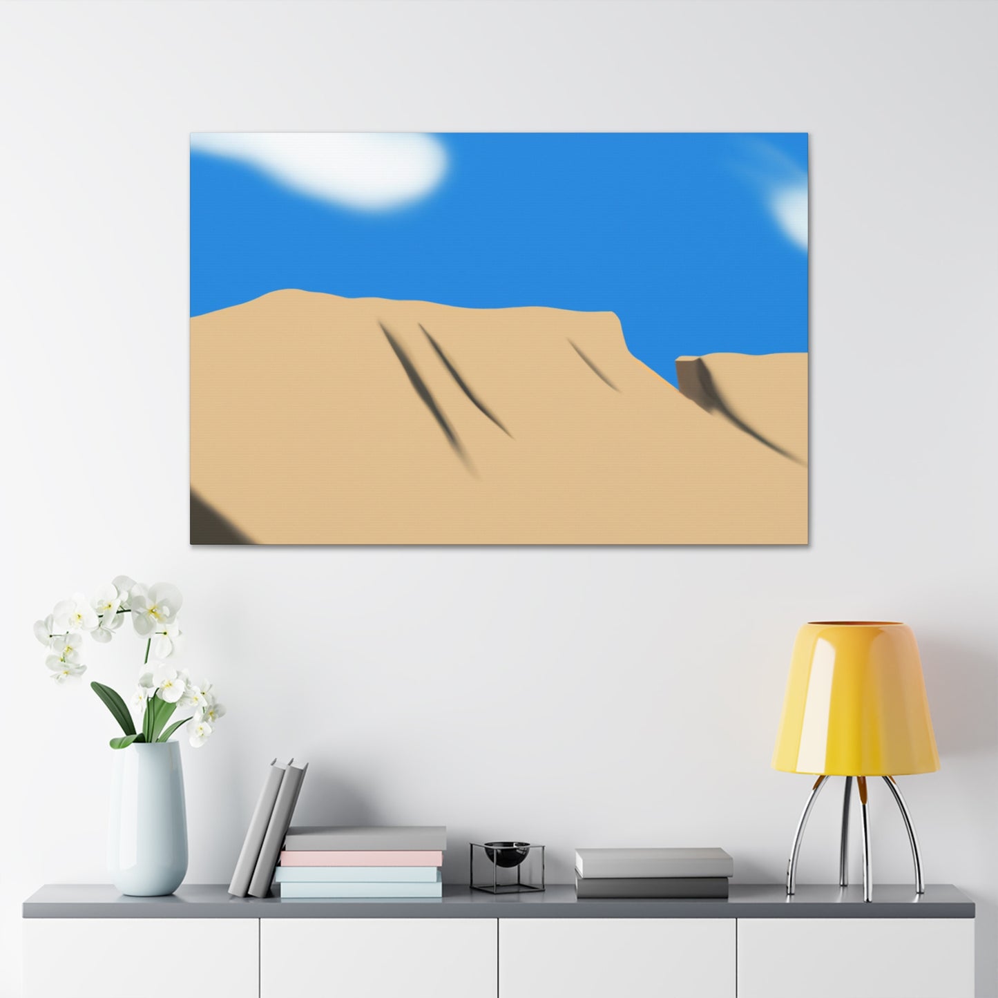 Sahara Oasis - Landscape - Canvas