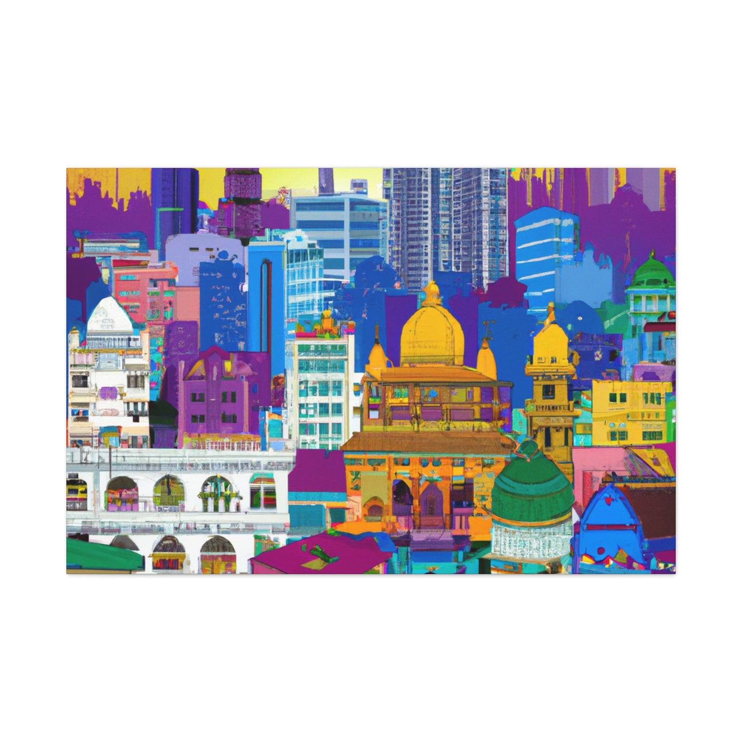 Taj Mahal - Destination India. - Canvas