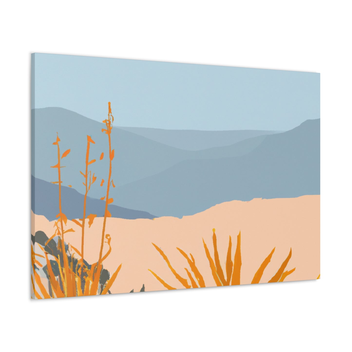 Dusty Oasis - Landscape - Canvas