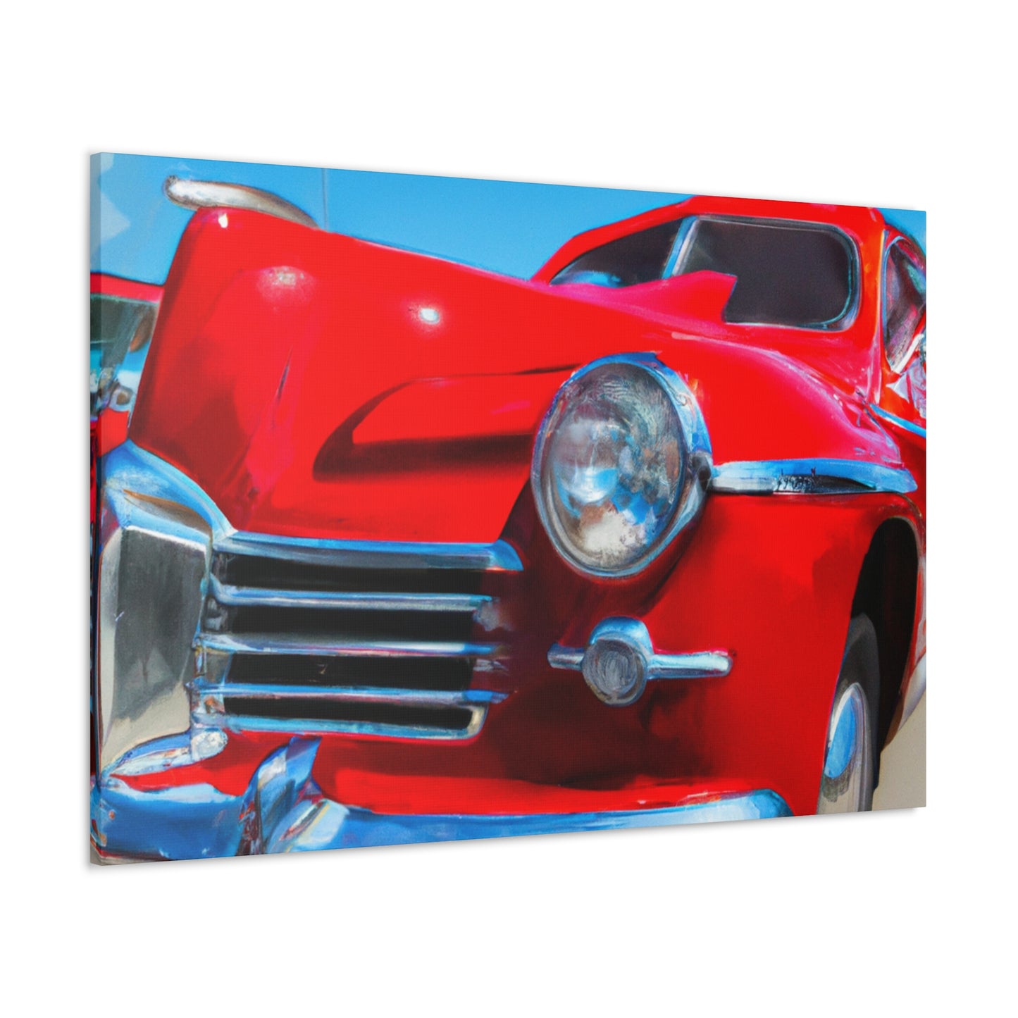 "Red Devil" - Automobile Canvas