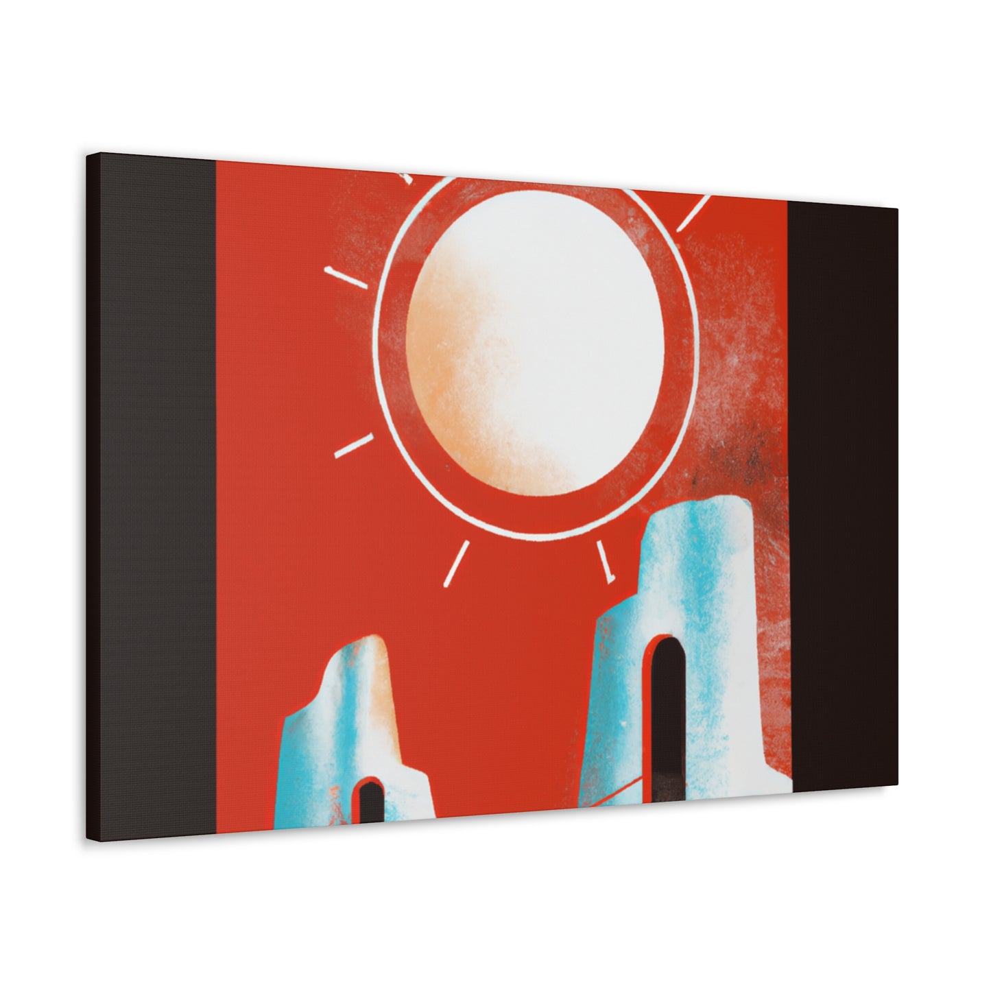 "Elongated Splendor - Midcentury" - Canvas