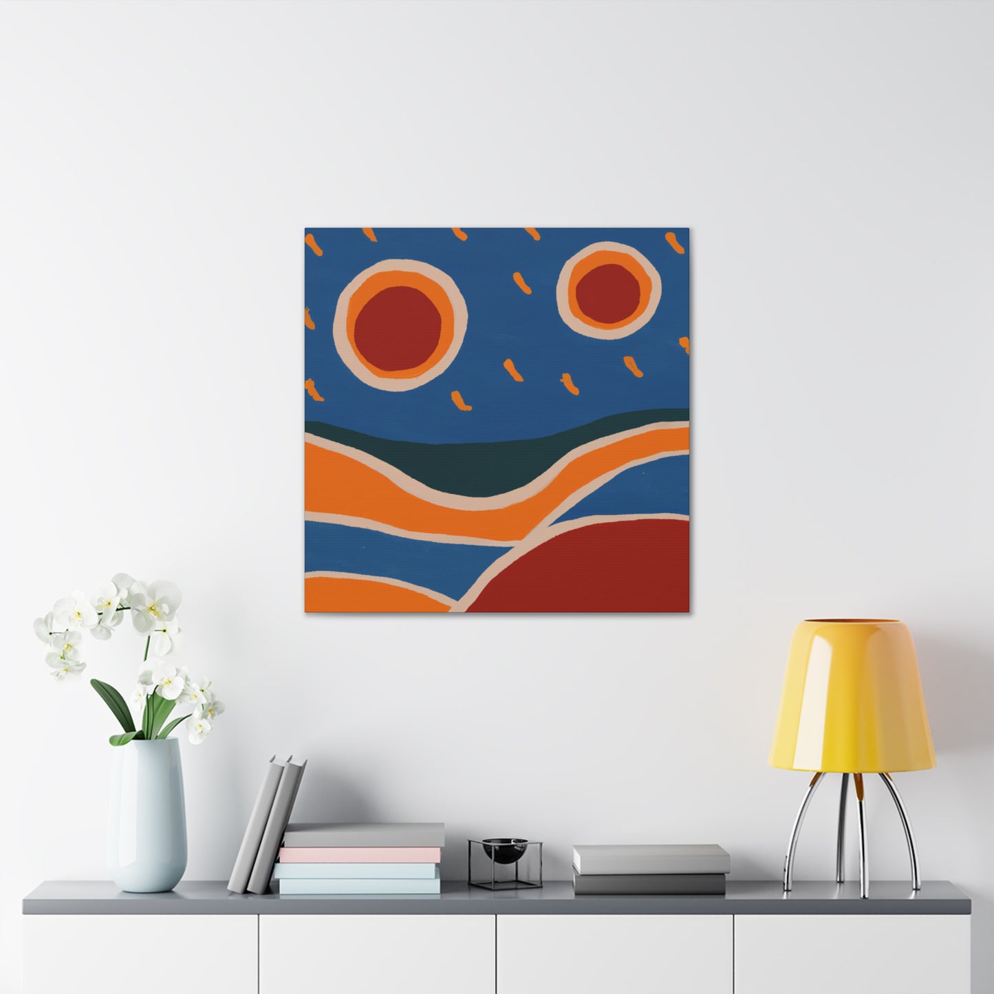 Flamingo Sue - Midcentury Canvas