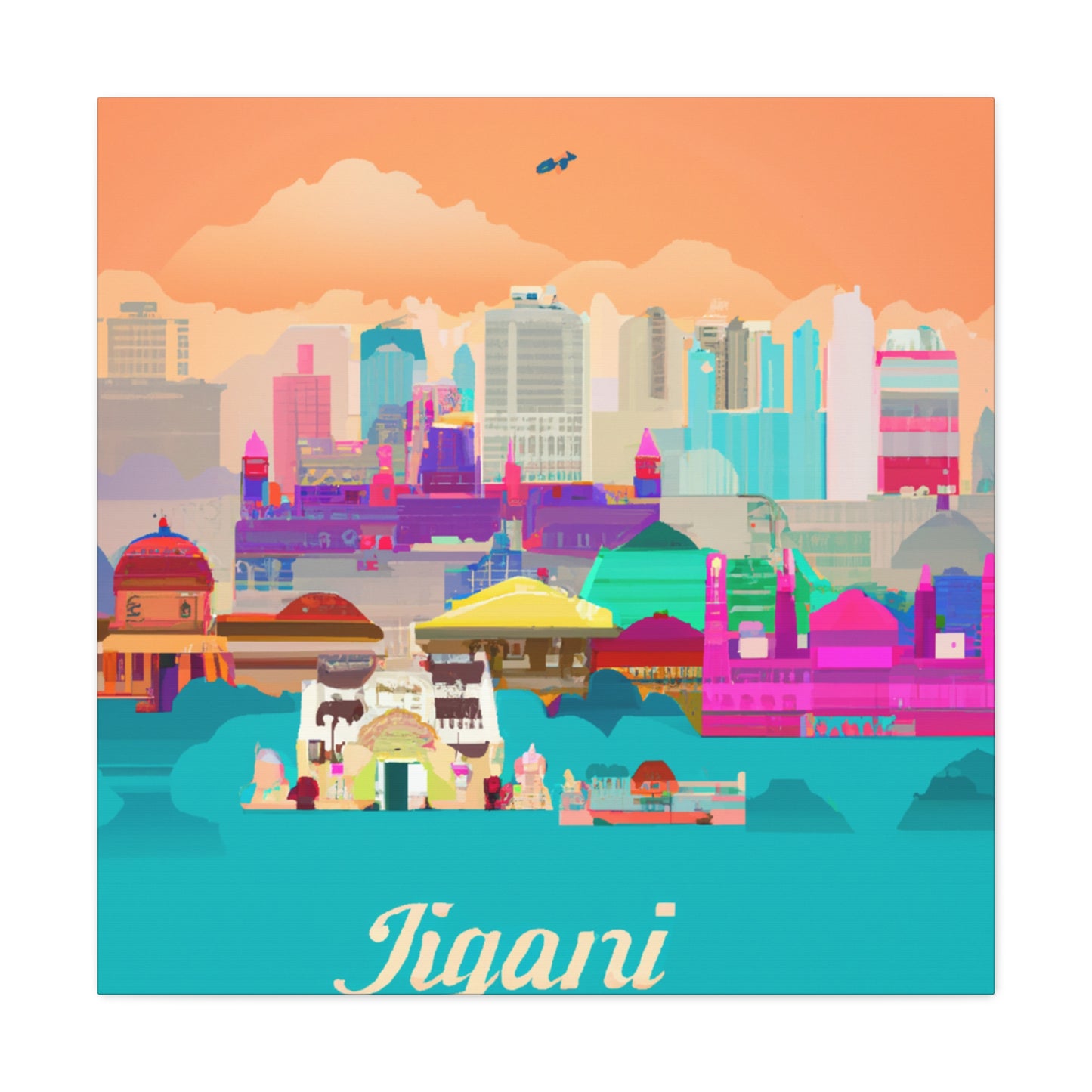 Yogic Landscape - Destination India - Canvas