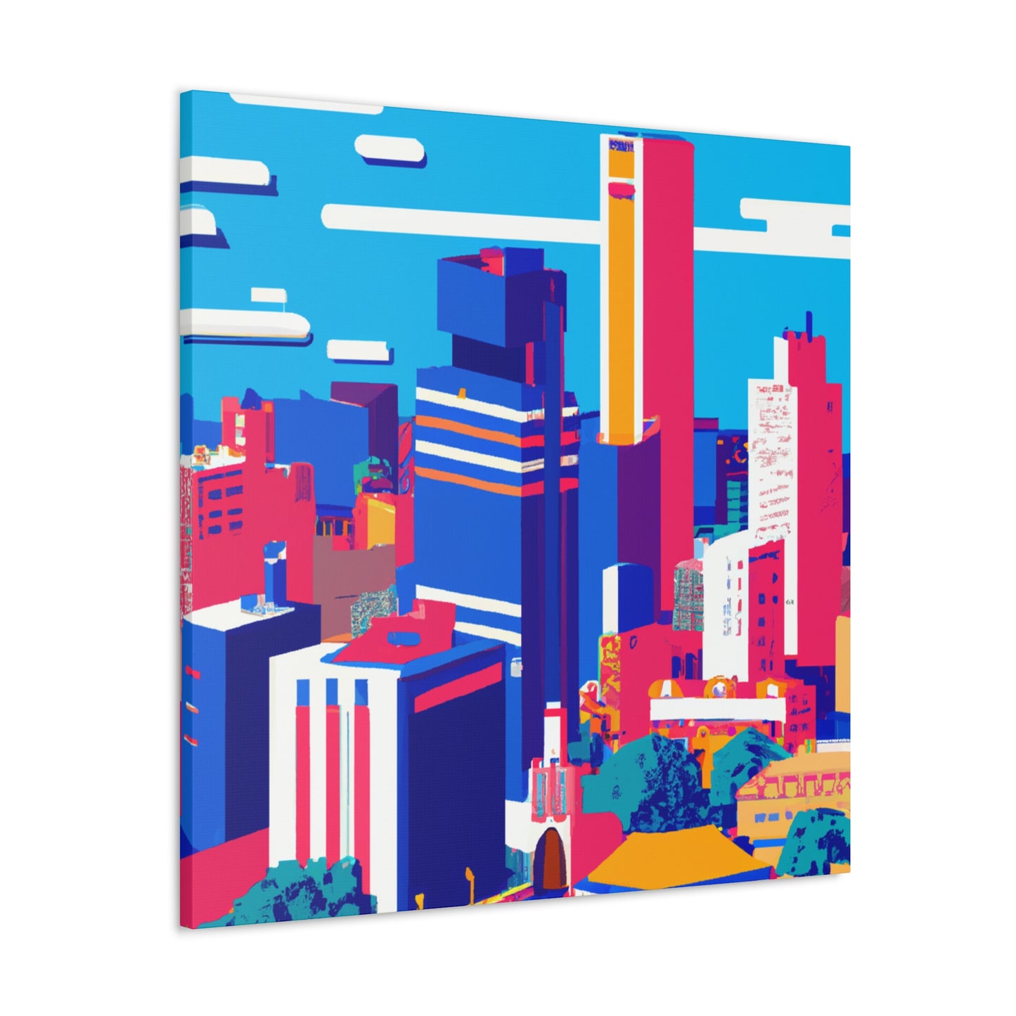 Llama Land - South America - Canvas