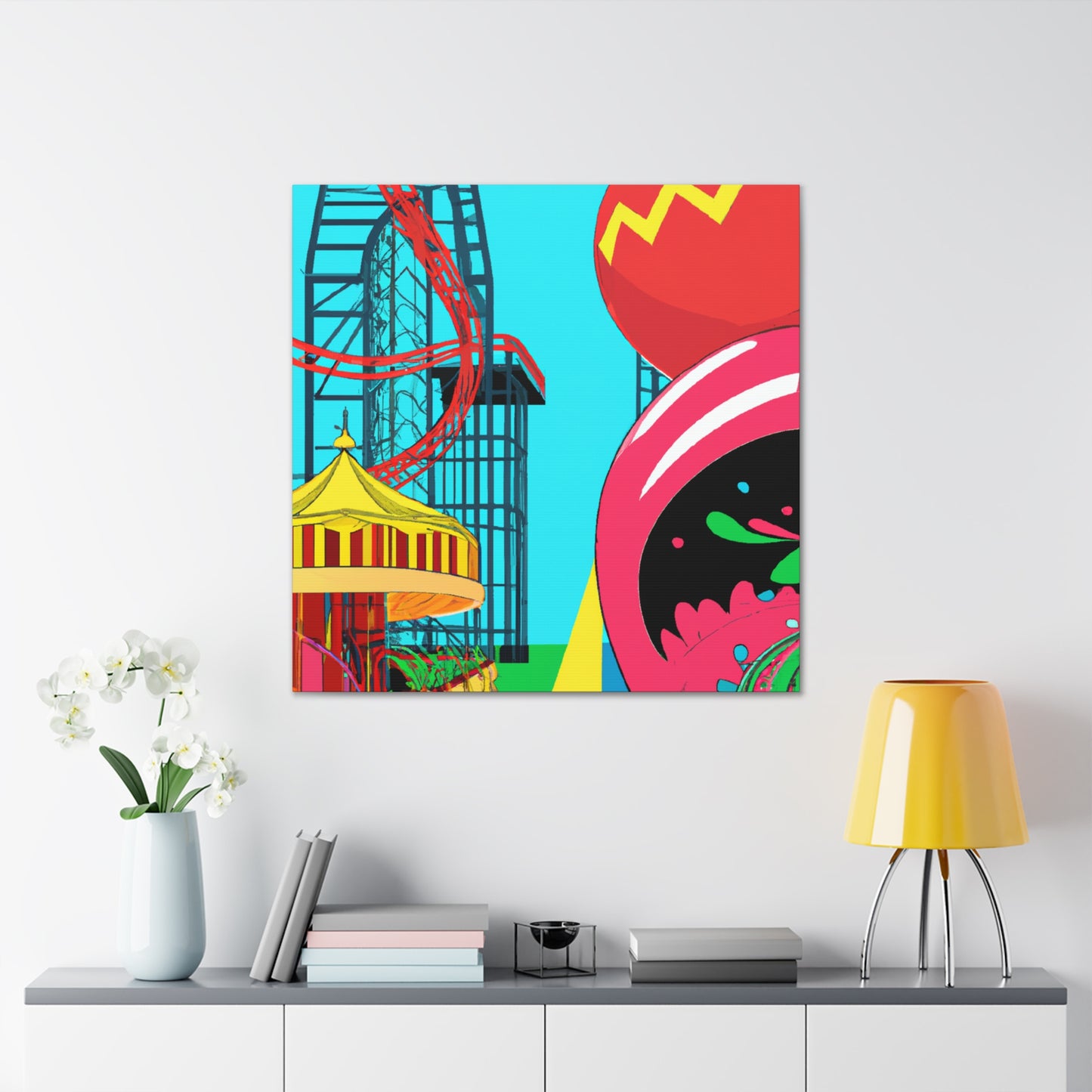 Funfair Craze - Amusement - Canvas