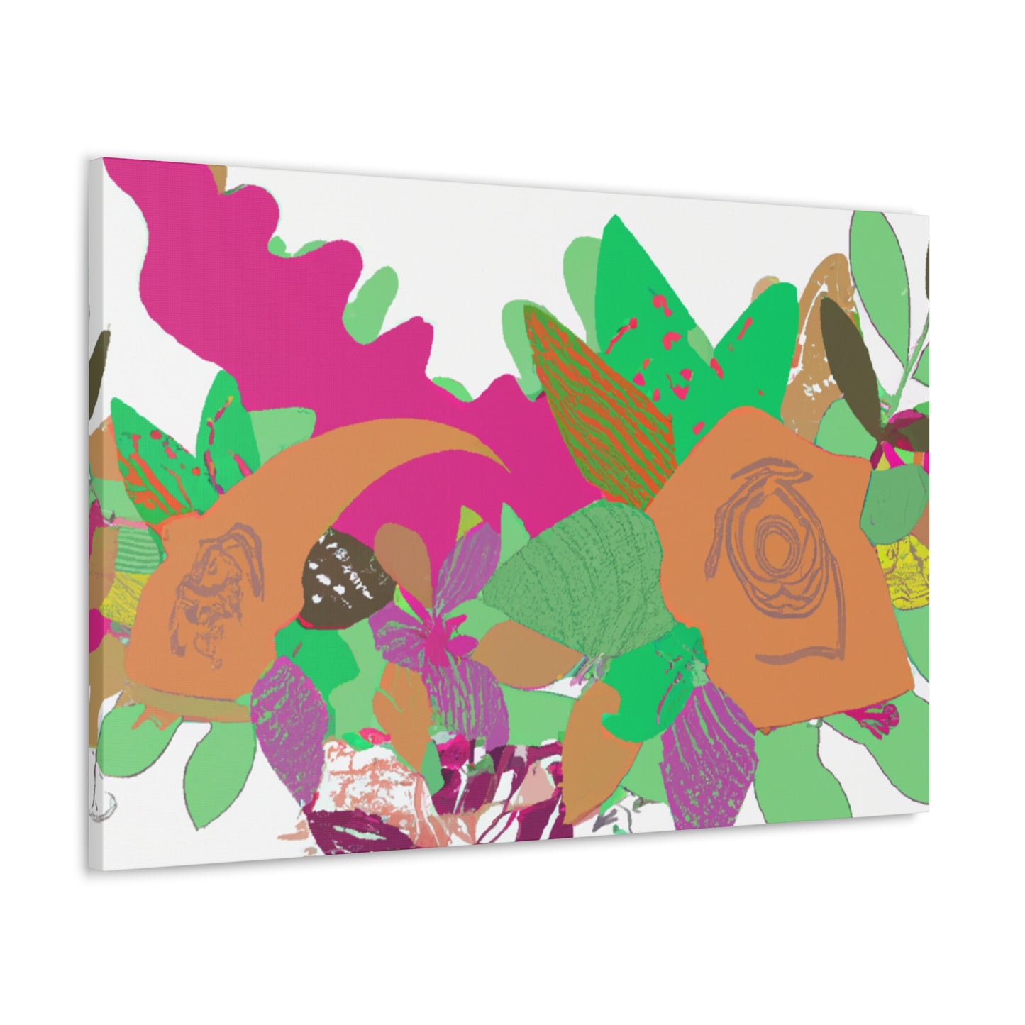 Blissful Joy - Floral - Canvas