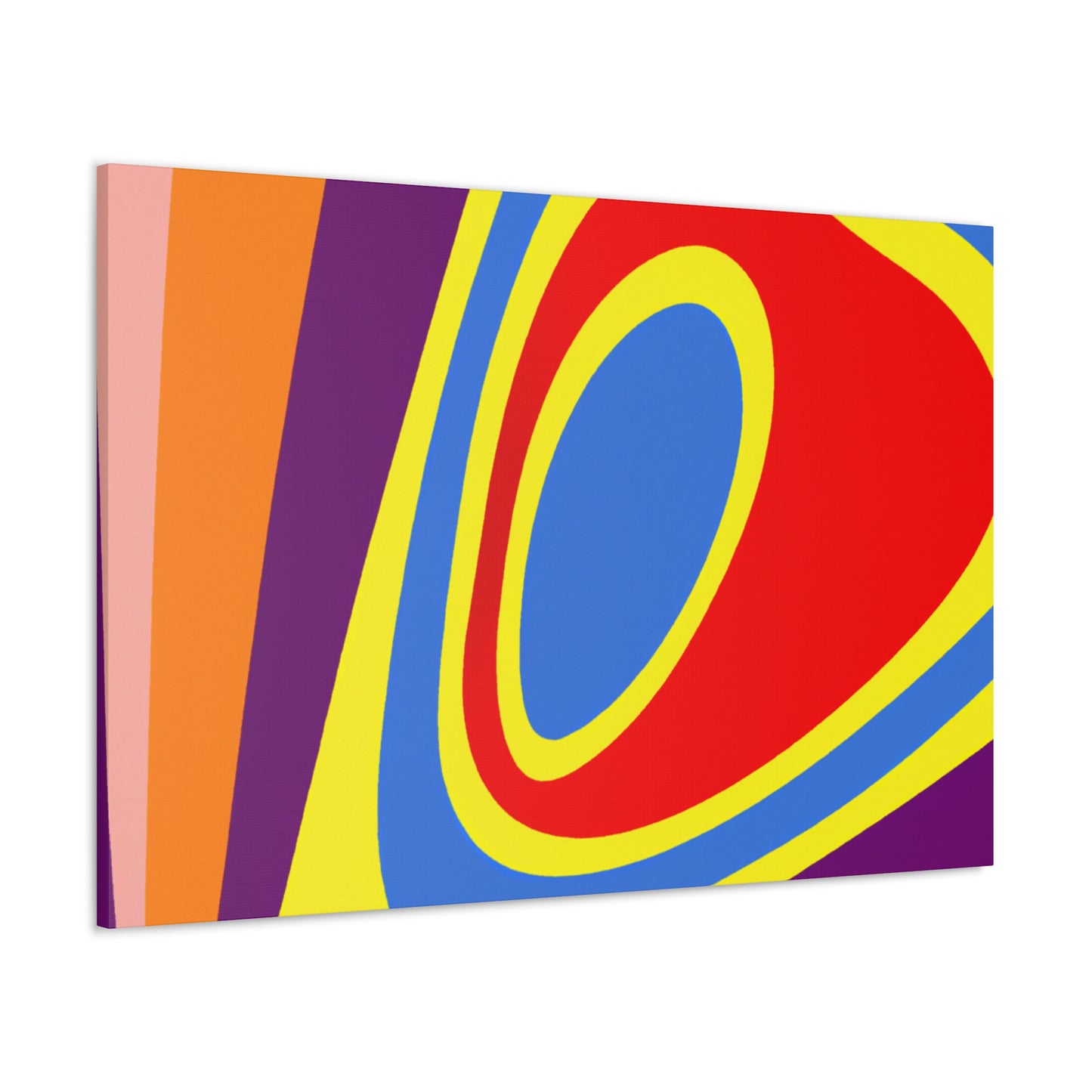 Aqua Sunray - Abstract - Canvas