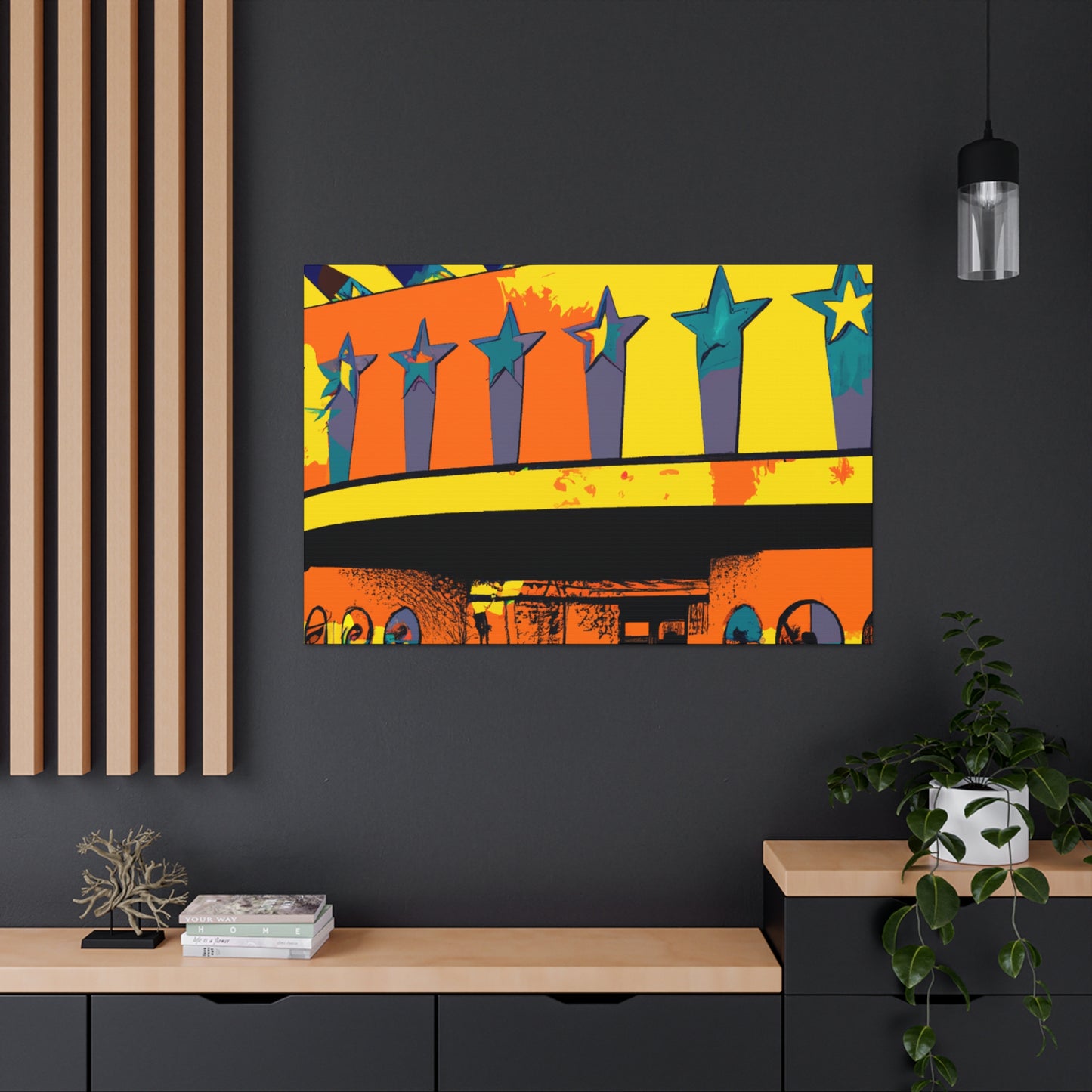 Whirlin' Wheels Diner and Drive-In - Canvas