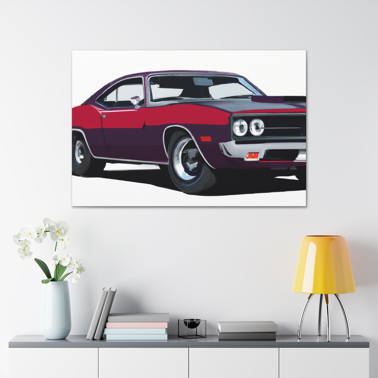 The Blazing Bullet - Automobile - Canvas