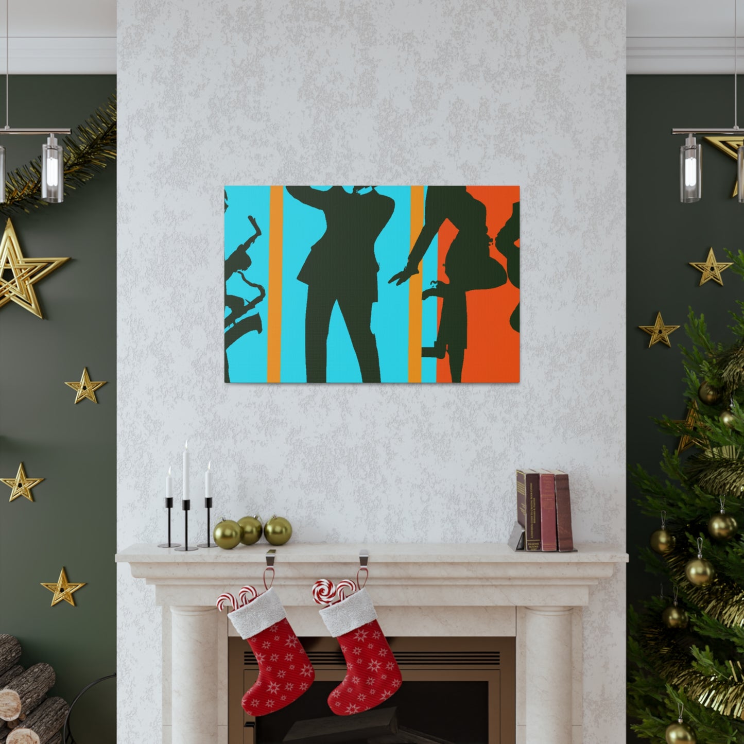 Swing Palace. - Retro Music and Film Canvas