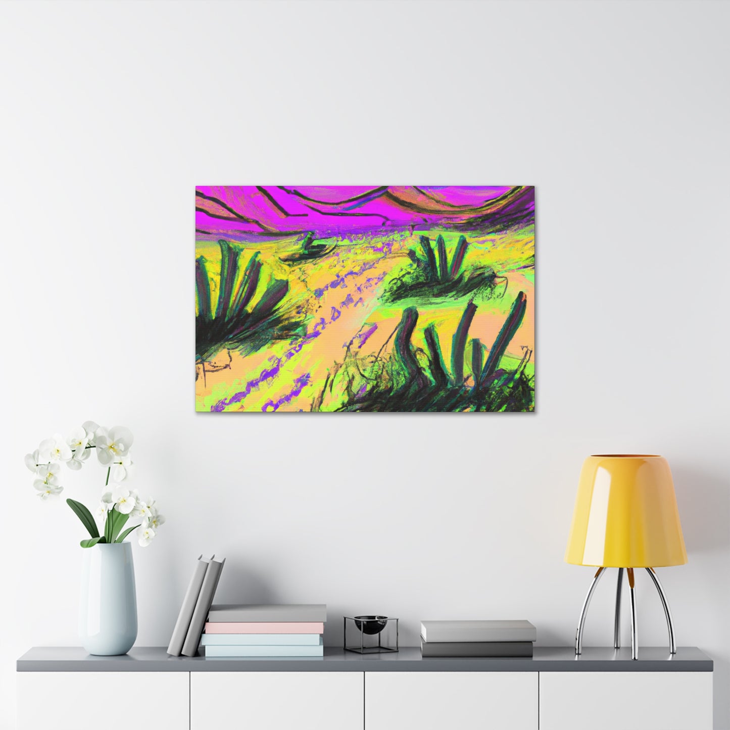 Oasis Mallow - Landscape - Canvas
