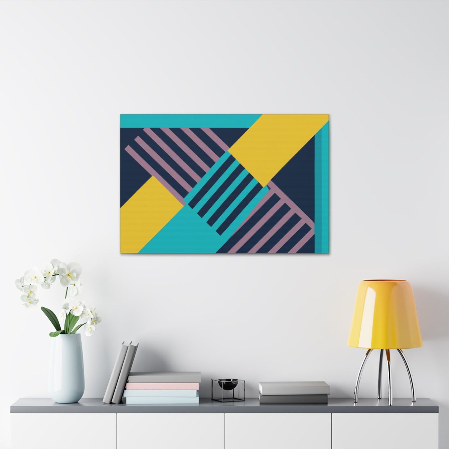 Sparkling Sunshine - Midcentury - Canvas