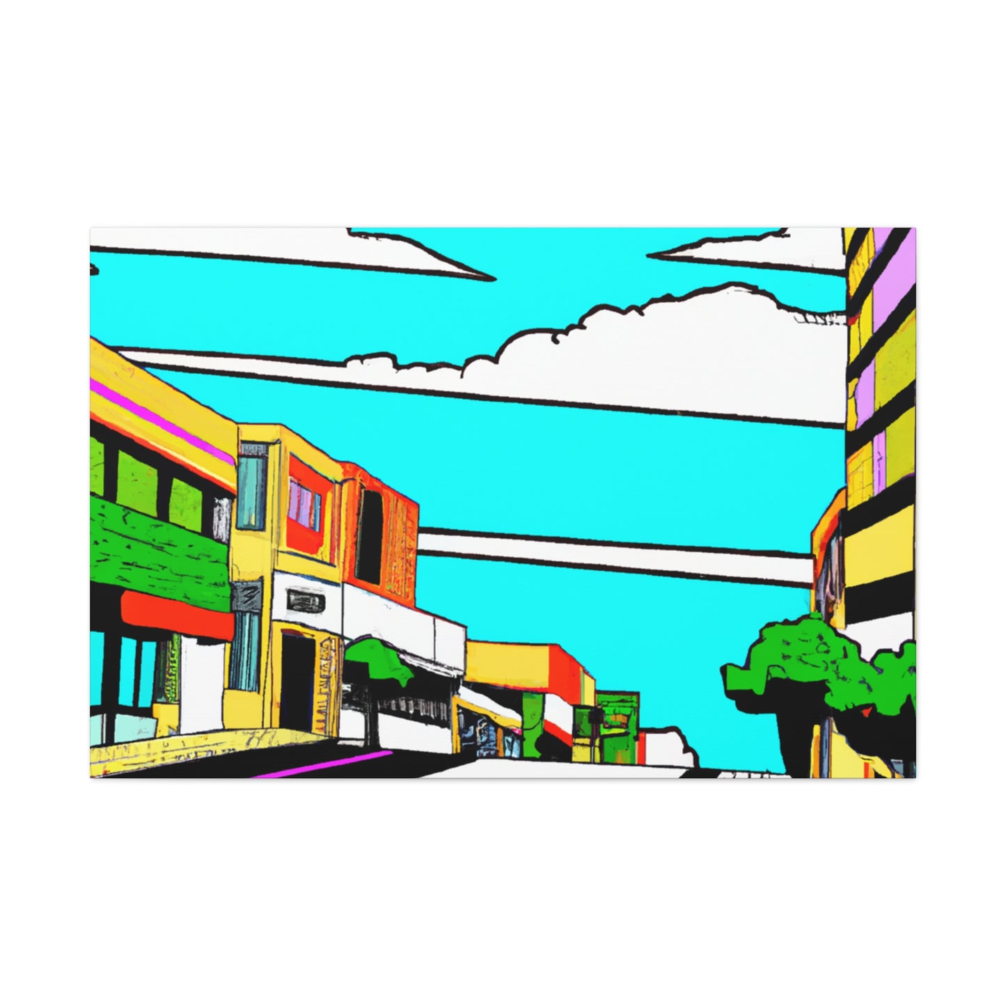 Cinema Avenue - Pop Art Canvas