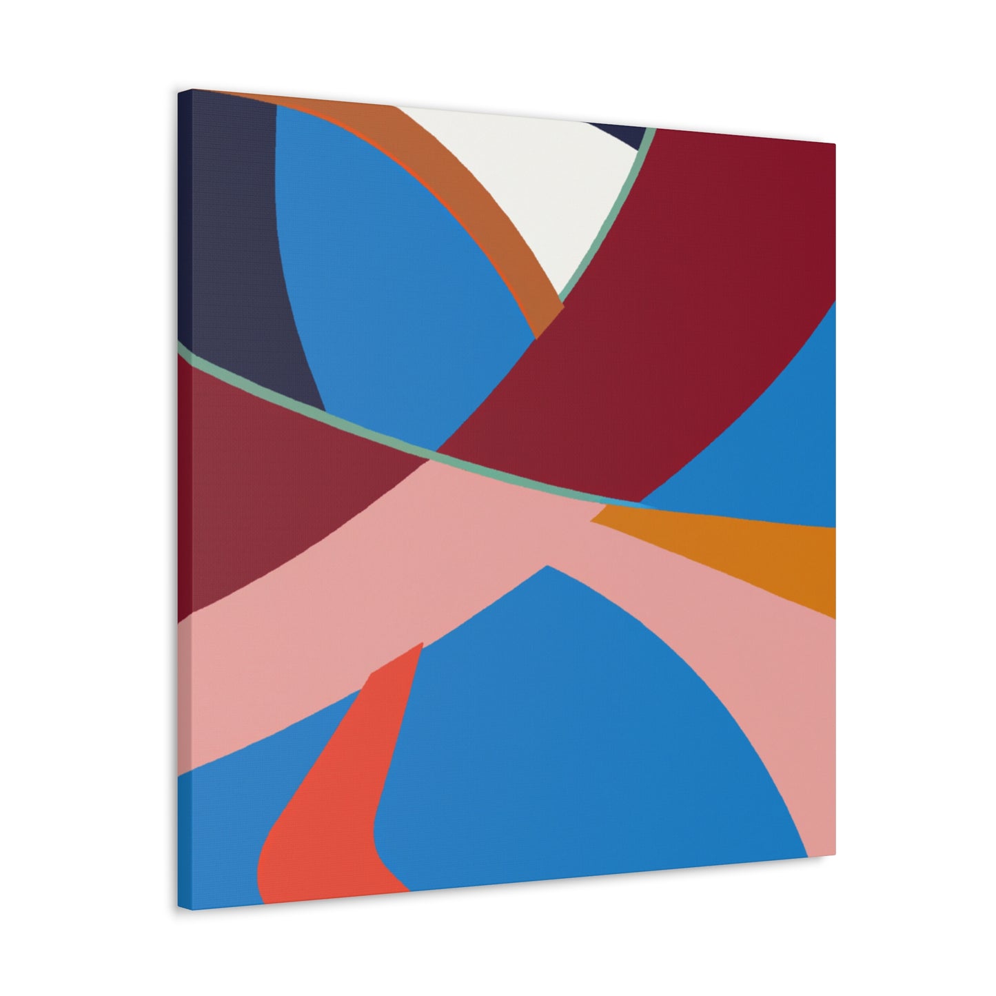 Atoms of Blooms - Midcentury - Canvas