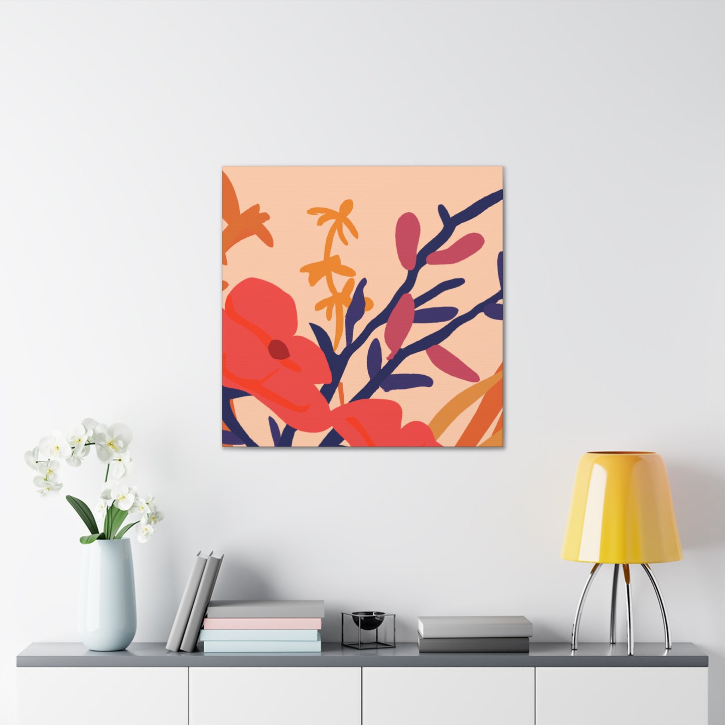 Camellia - Floral - Canvas