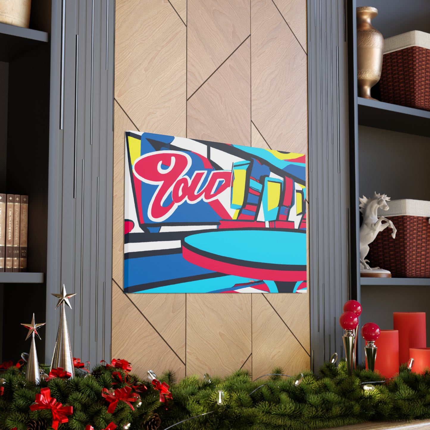 'The Juke Box Diner' - Canvas - Pop Art