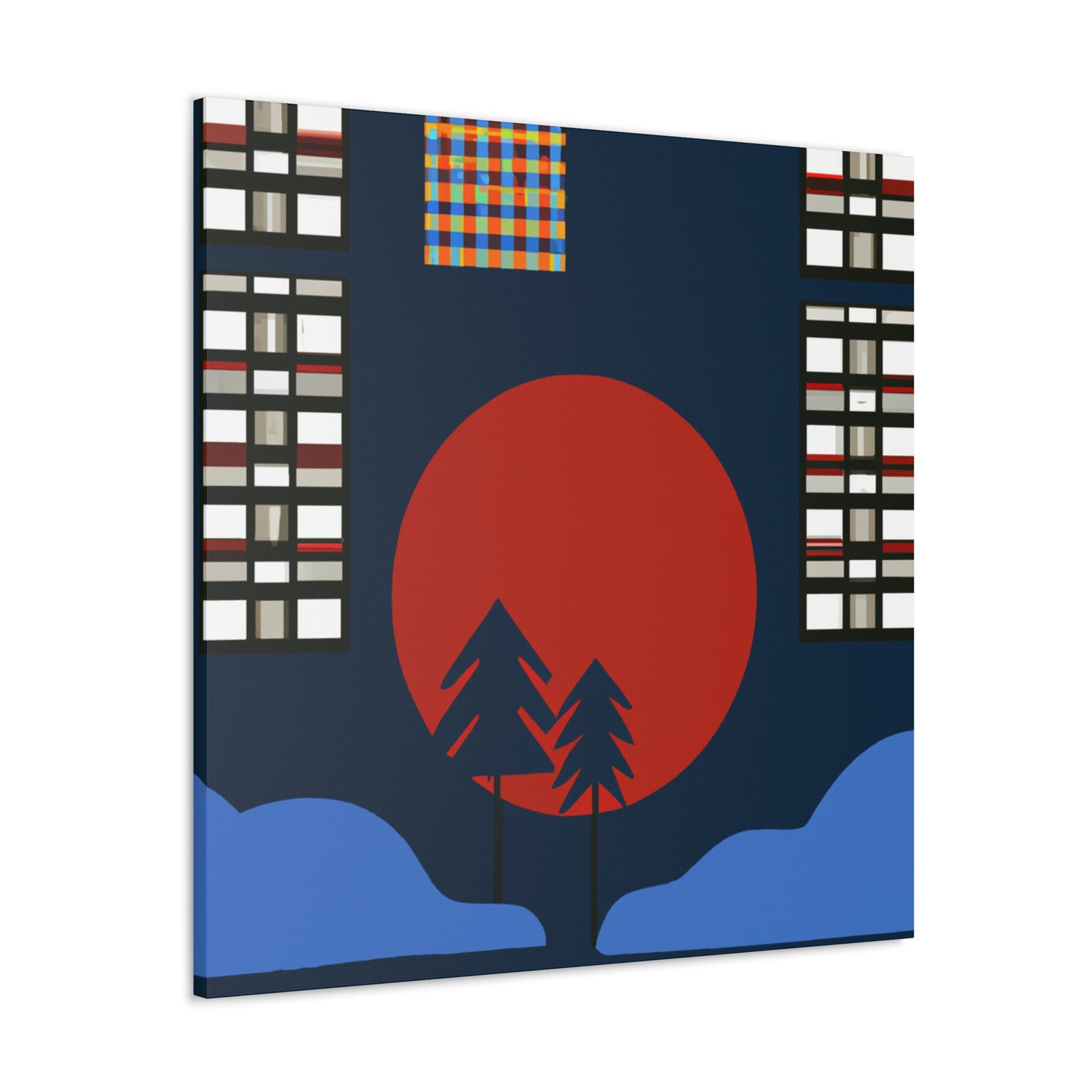 Inspired Recurrence - Midcentury - Canvas