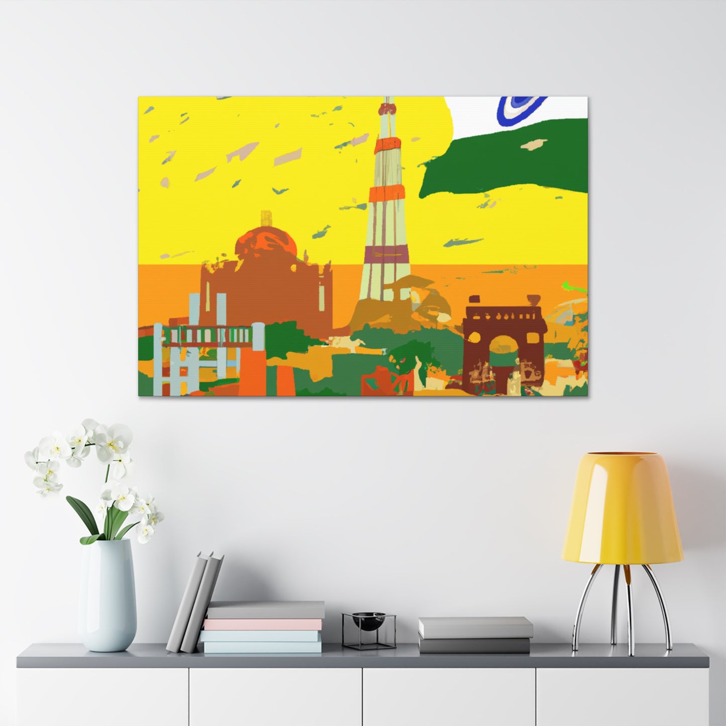 Taj Majal - Destination India - Canvas