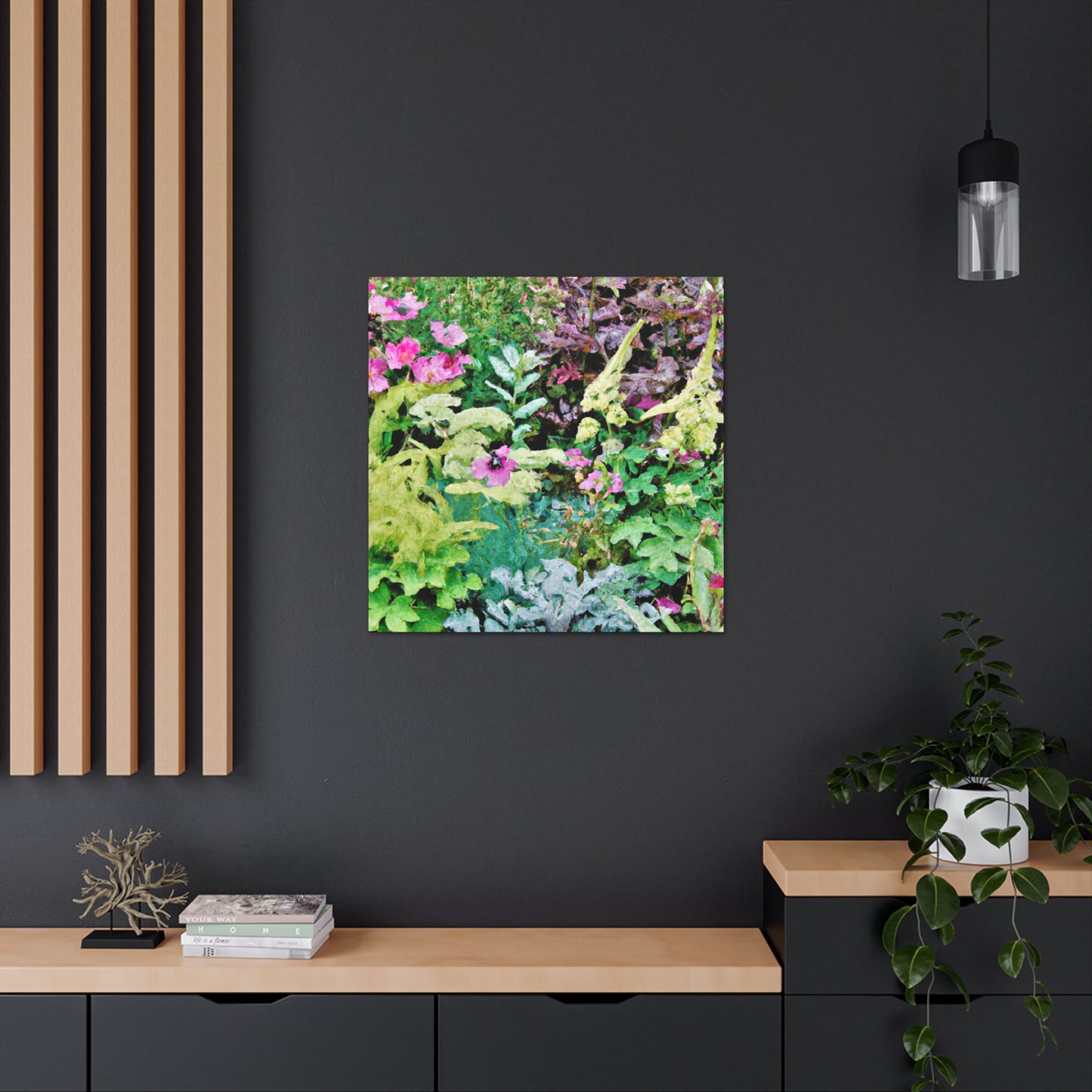 Blooming Garden Splendor. - Floral Canvas