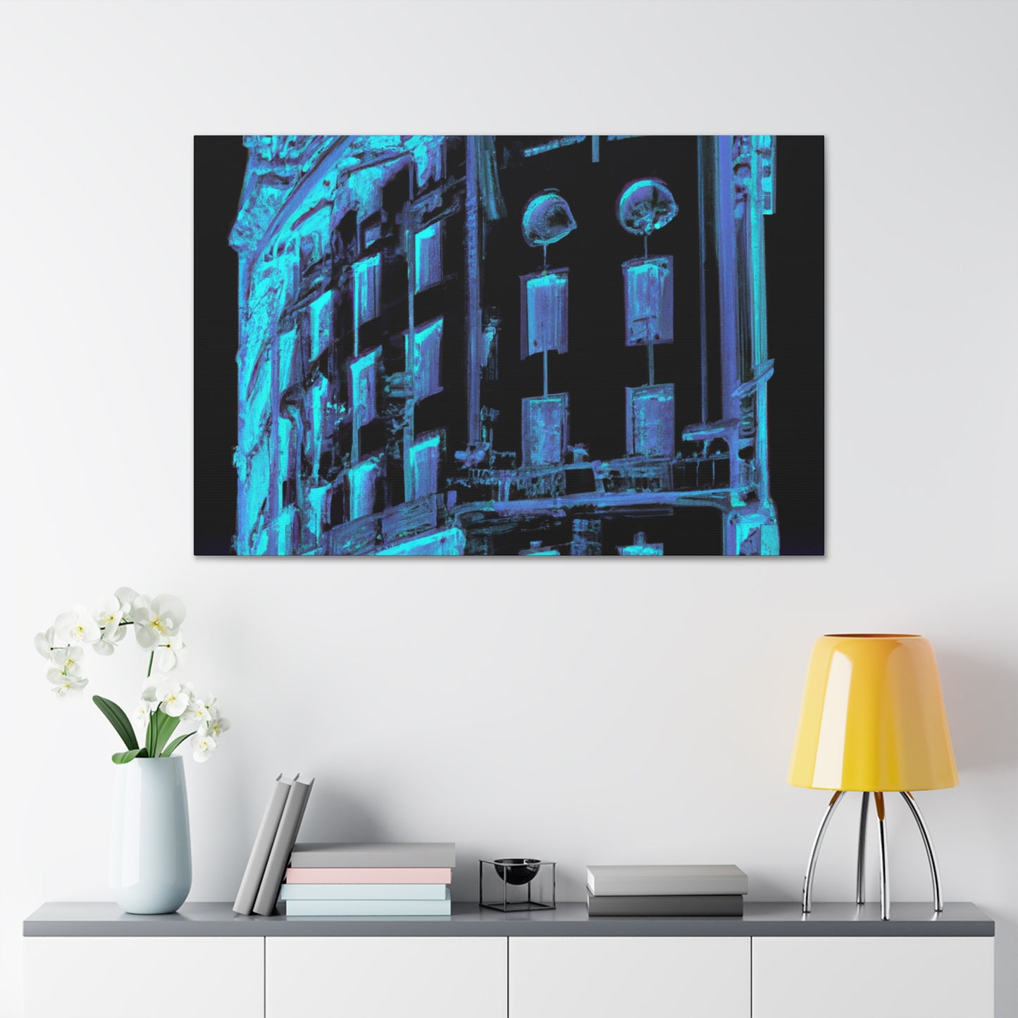 "The Gilded Futurism of the Art Deco Cityscape." - Canvas