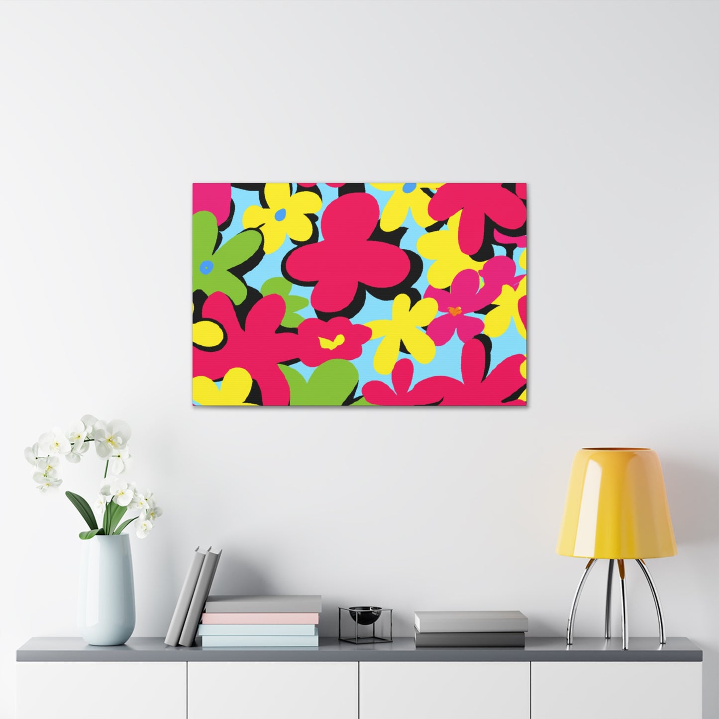 Flower Fields of Fortune - Floral Canvas