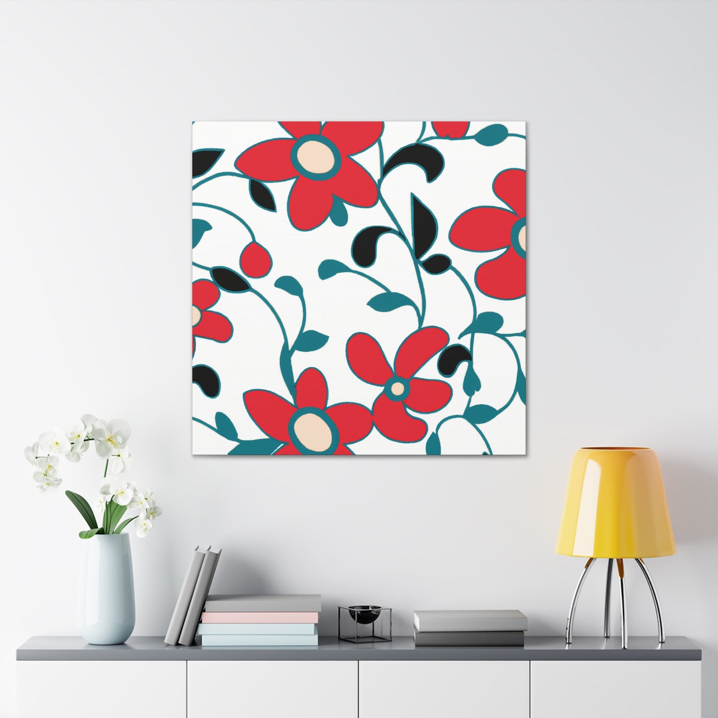 Petal Dance - Floral - Canvas