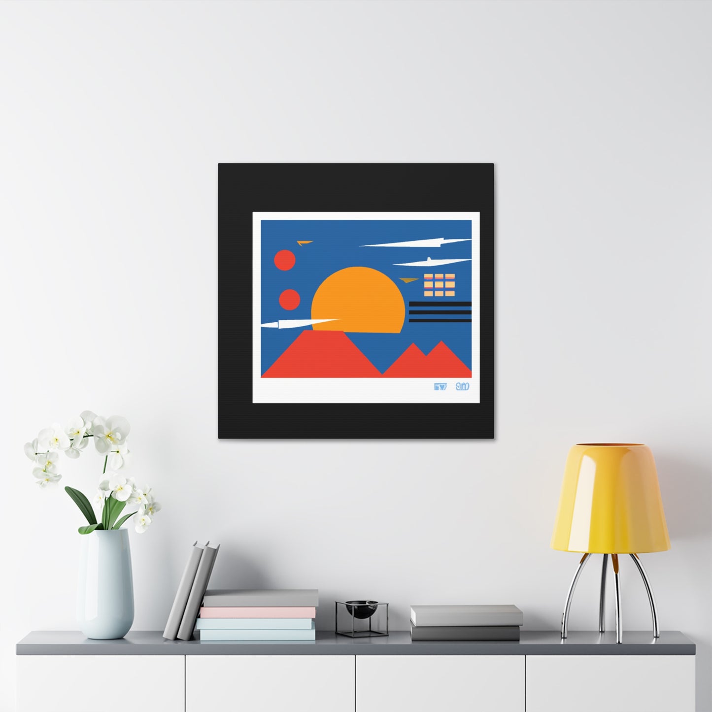 Fur-Mastodon - Midcentury Canvas