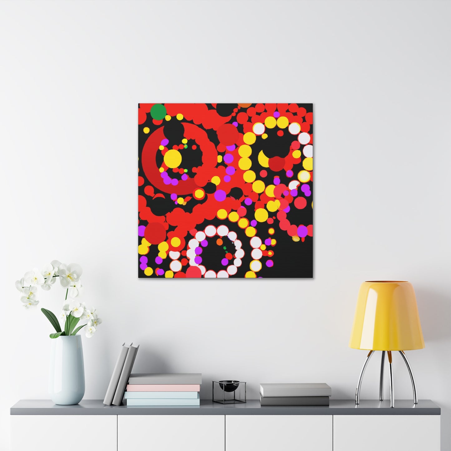 Vibrant Reflection - Abstract - Canvas