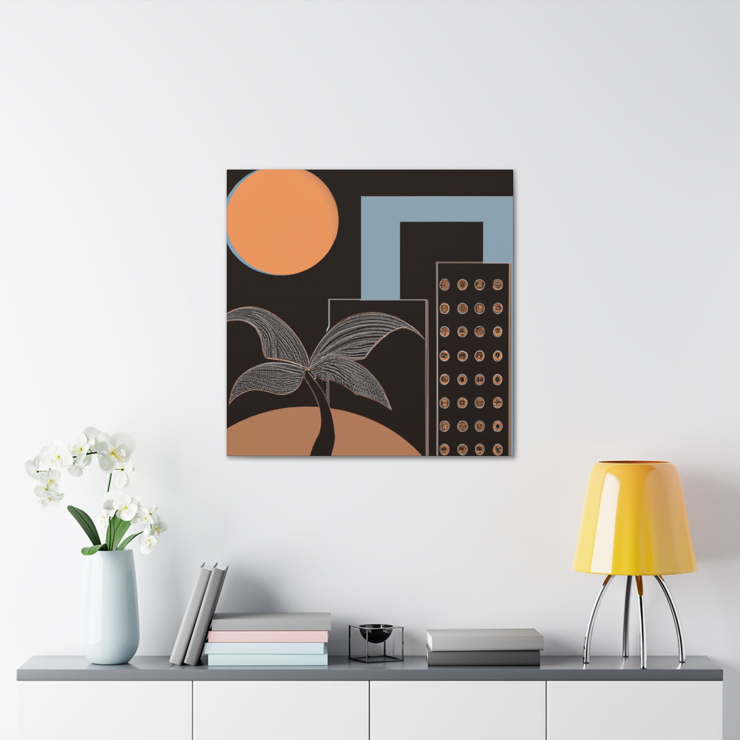 Dark Lovely - Midcentury Canvas