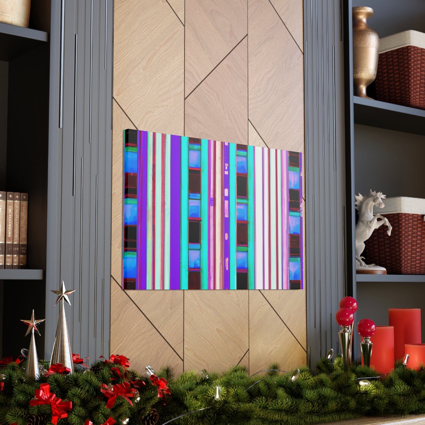Luminous Metropolis - Architectural Canvas