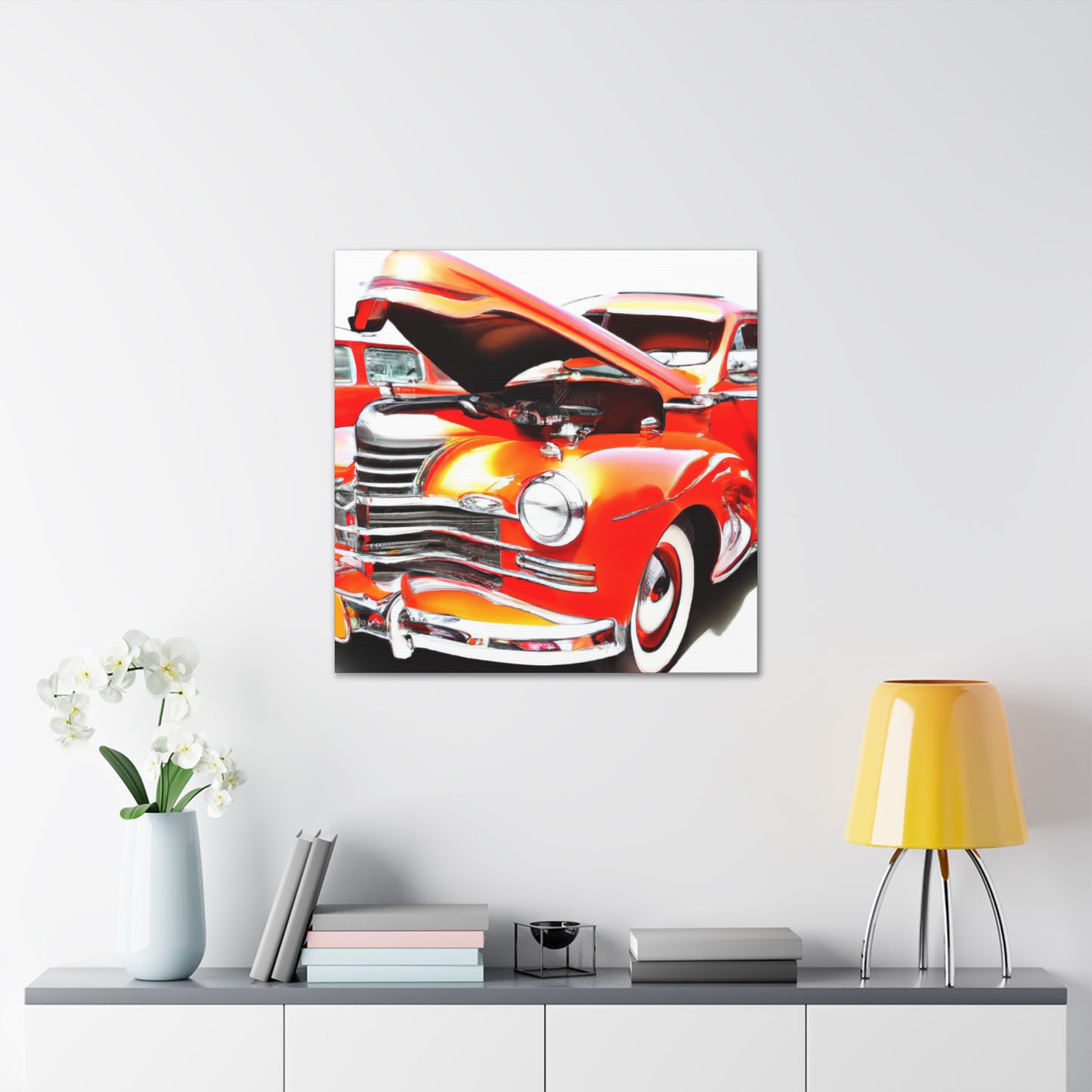 Redish Relic - Automobile Canvas