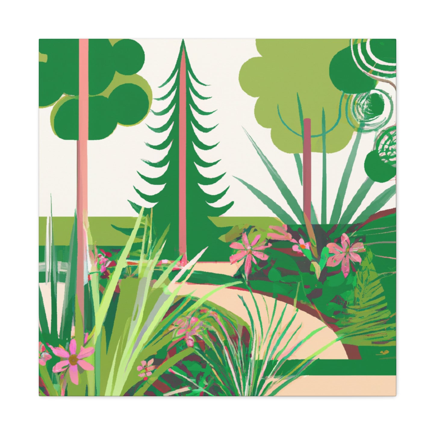 Floralopia Landscape - Canvas