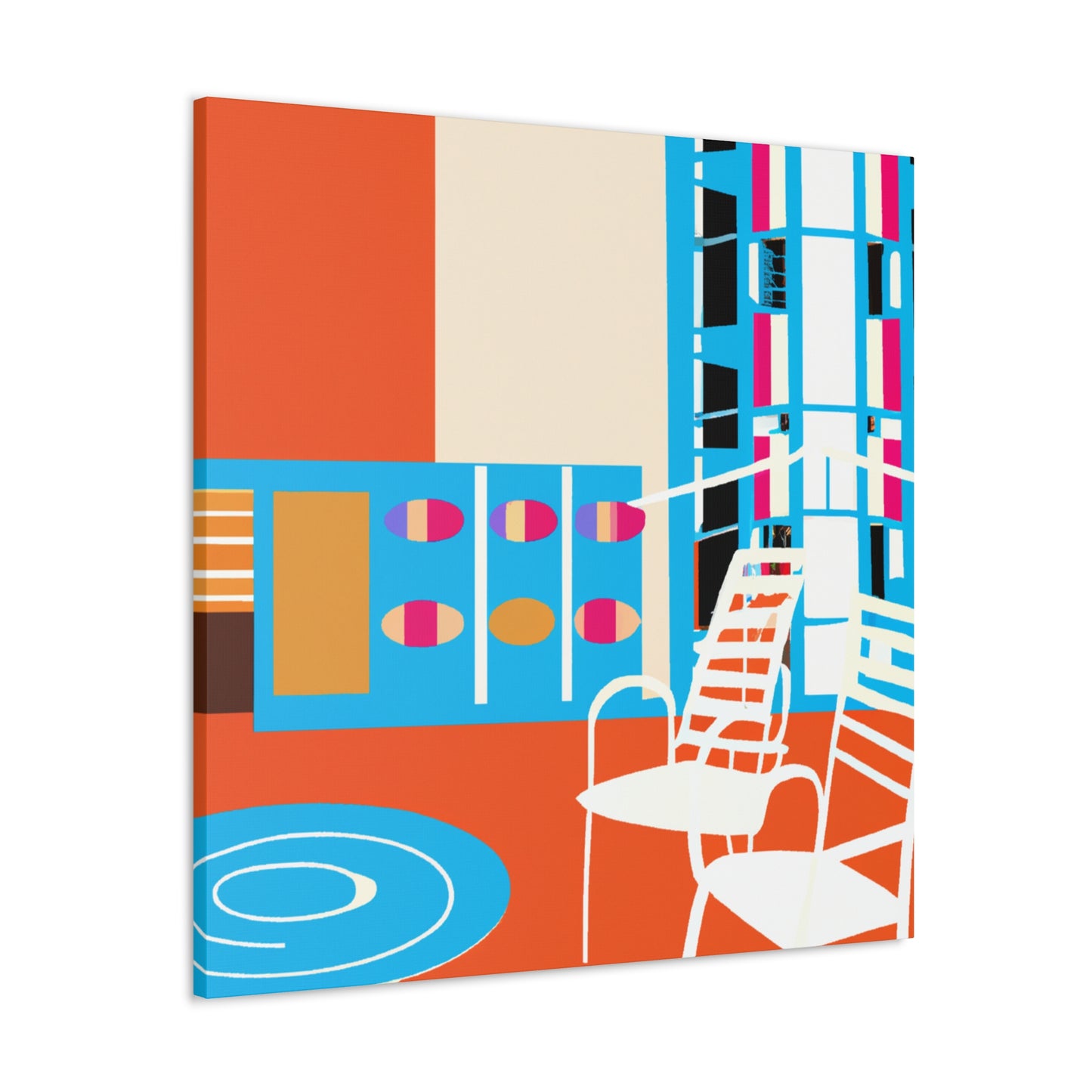Zen Space - Midcentury - Canvas