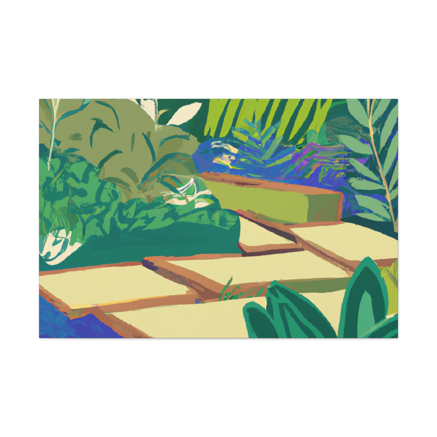 Verdant Vista - Landscape - Garden - Canvas