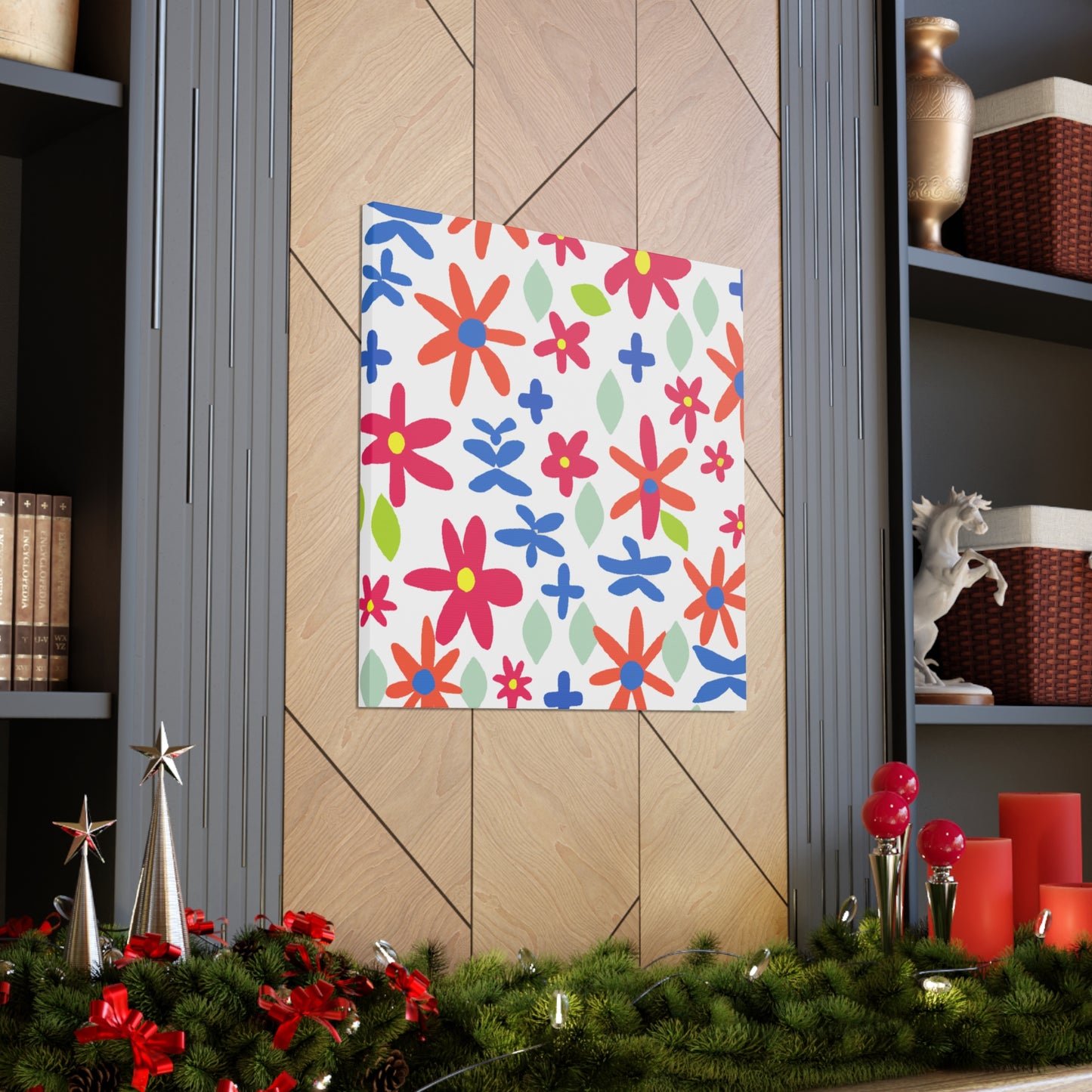 Blooming Joyfulness - Floral Canvas