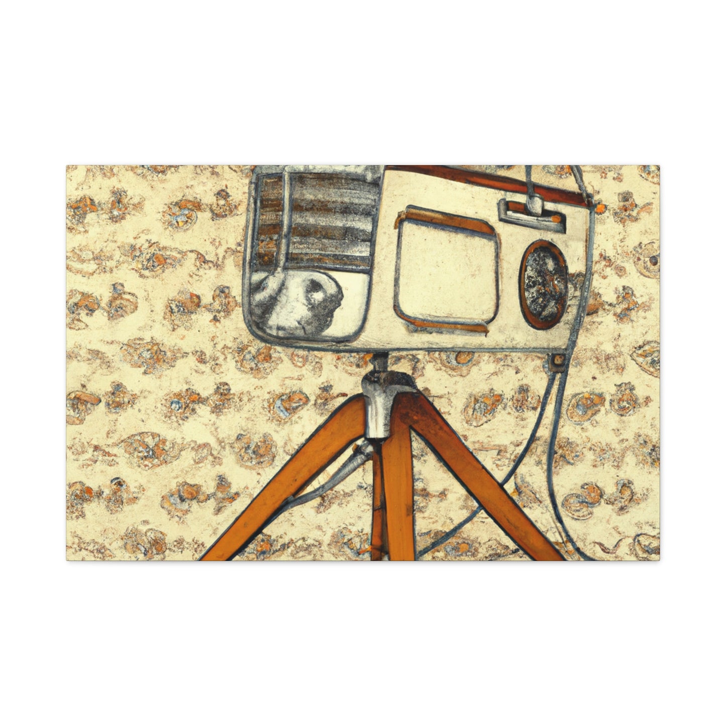 Timewarp Tech - Retro Music and Film Canvas