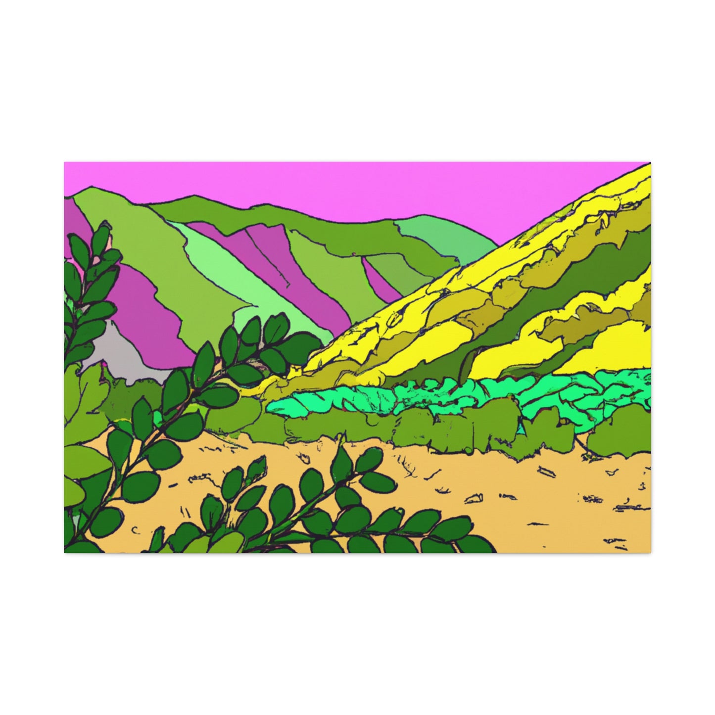 Calico-Landscape - Canvas