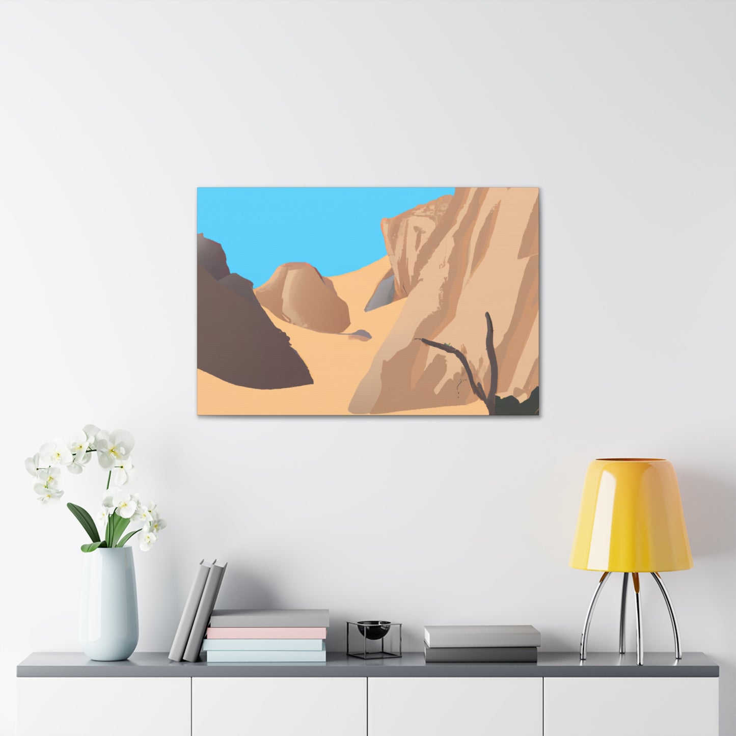 Sandy Oasis - Landscape - Canvas