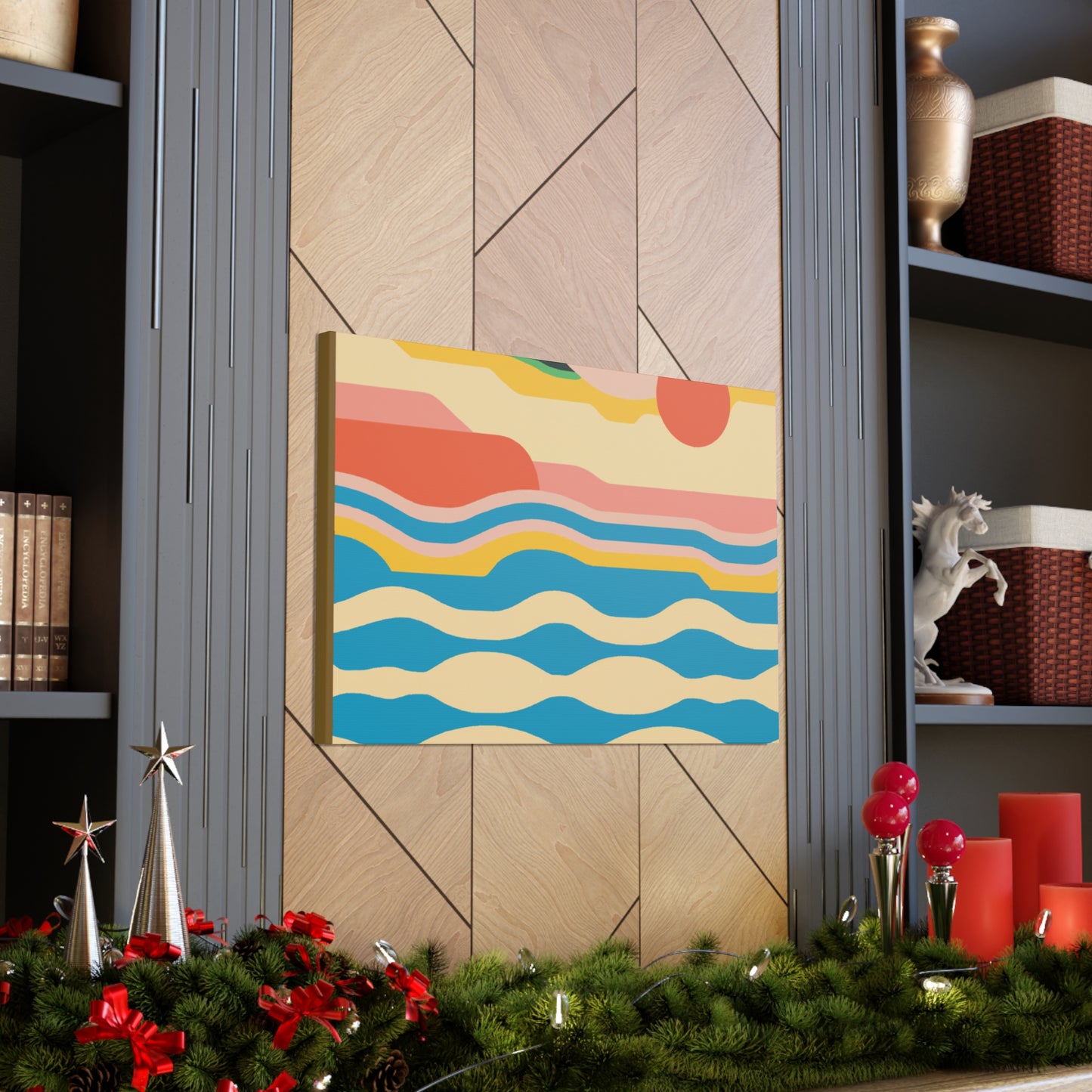 Cool Me Off - Midcentury Canvas