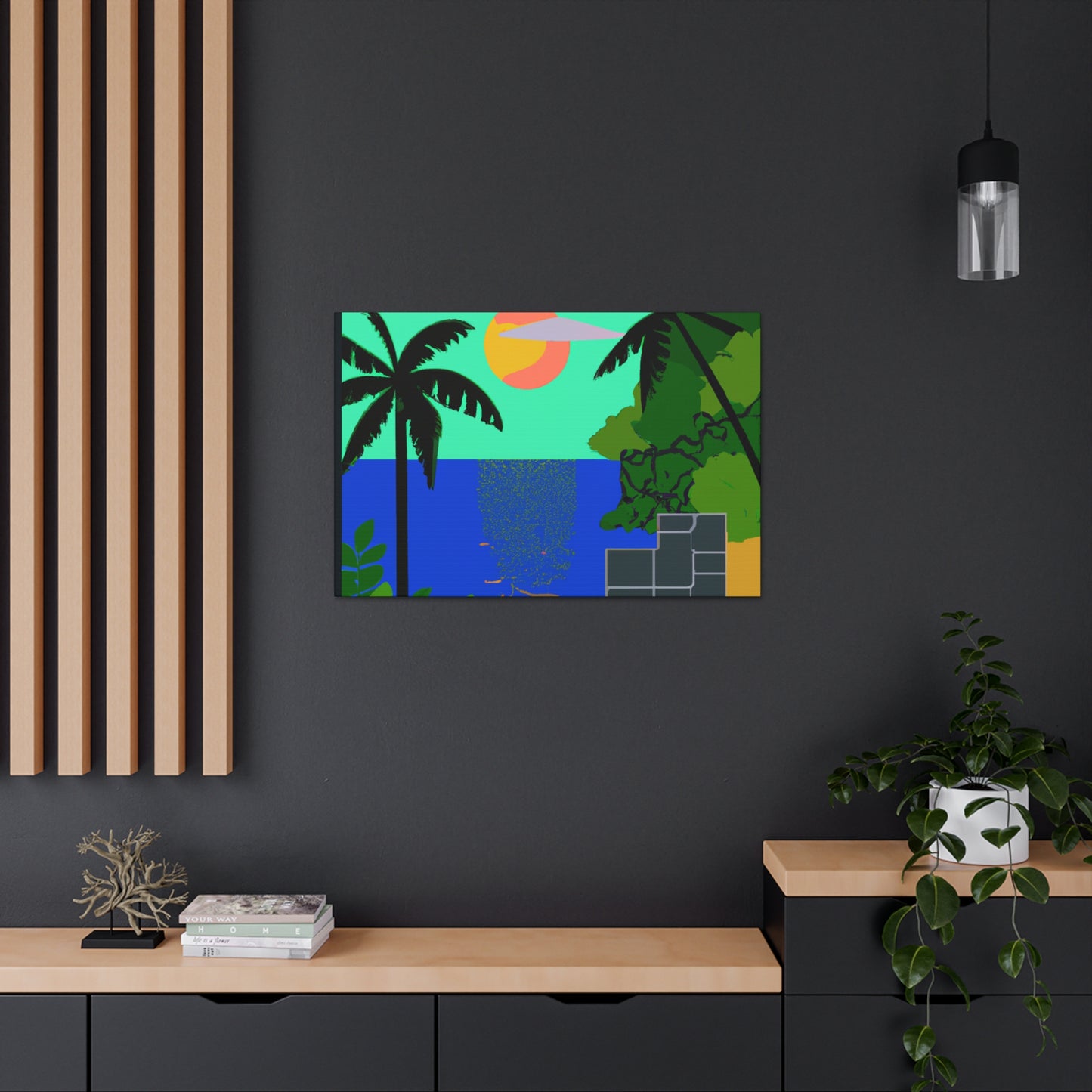 Prickleback- Midcentury Canvas