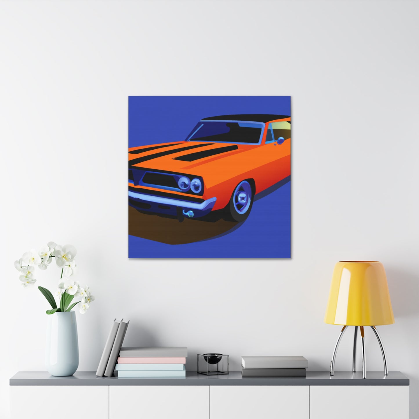 Vintage Vixen - Automobile - Canvas
