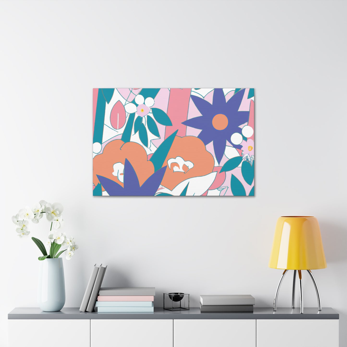 Blissful Bloom - Floral - Canvas