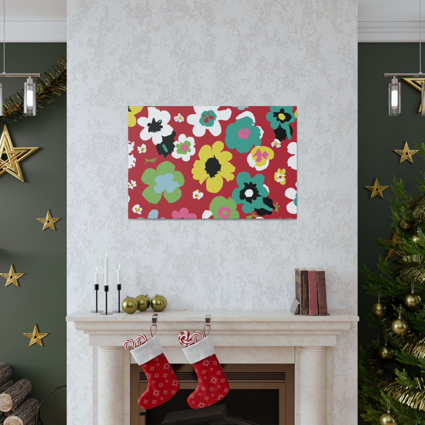 "Petal's Poise" - Floral Canvas