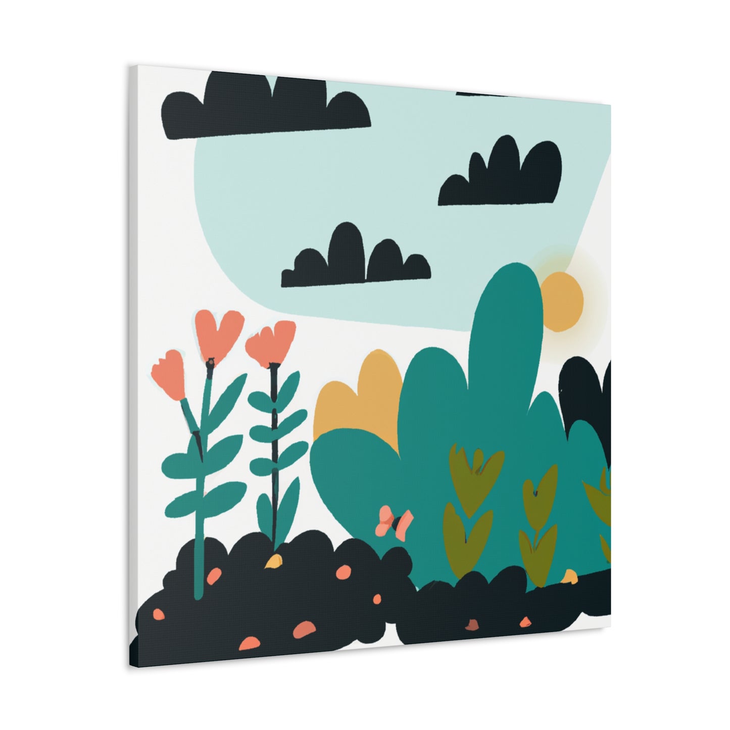 Blooming Harmony- Landscape - Canvas