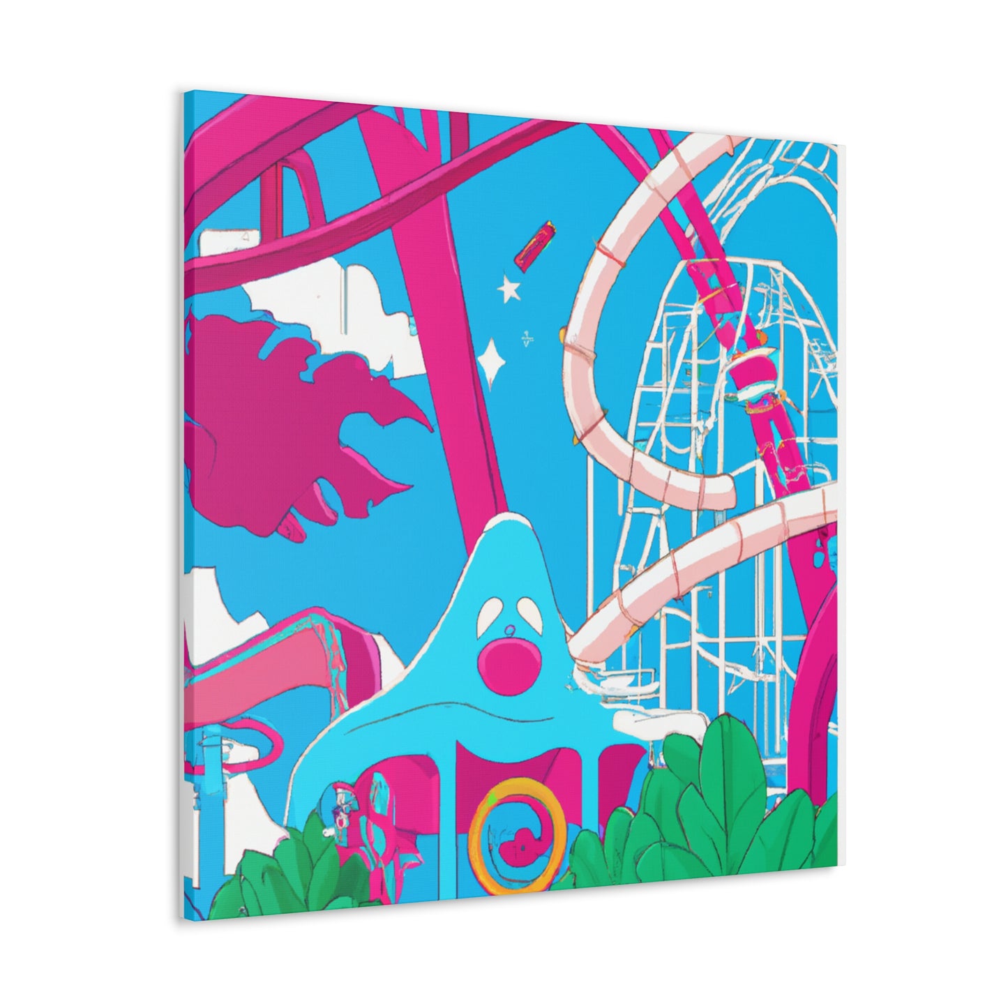 Palm Paradiso - Landscape - Amusement - Canvas