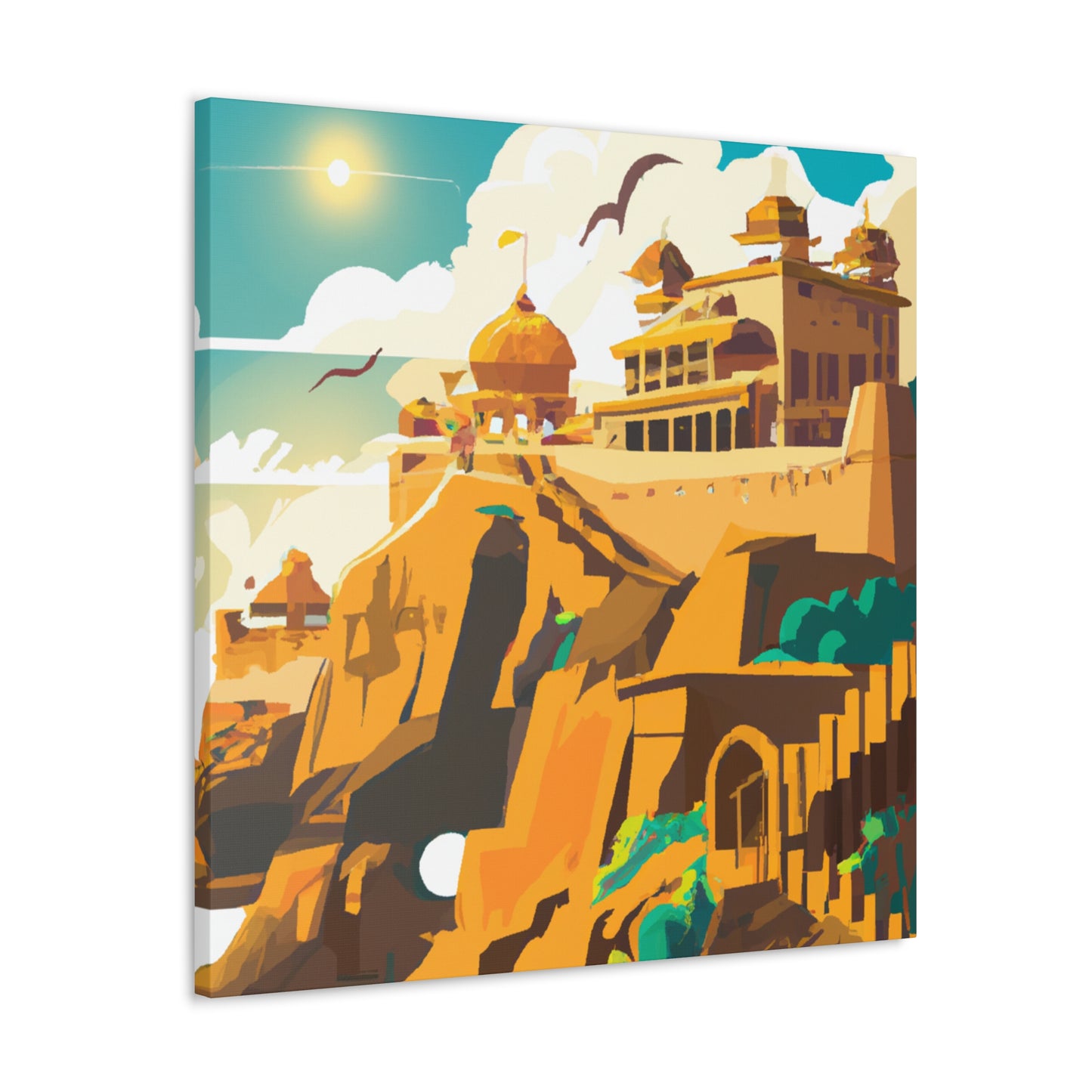 The Land of Spices - Destination India - Canvas