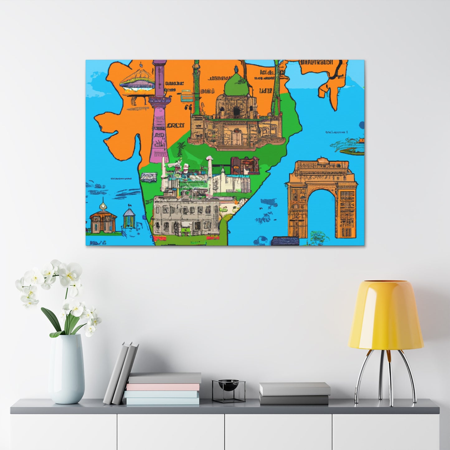 Aspiration - Destination India - Canvas